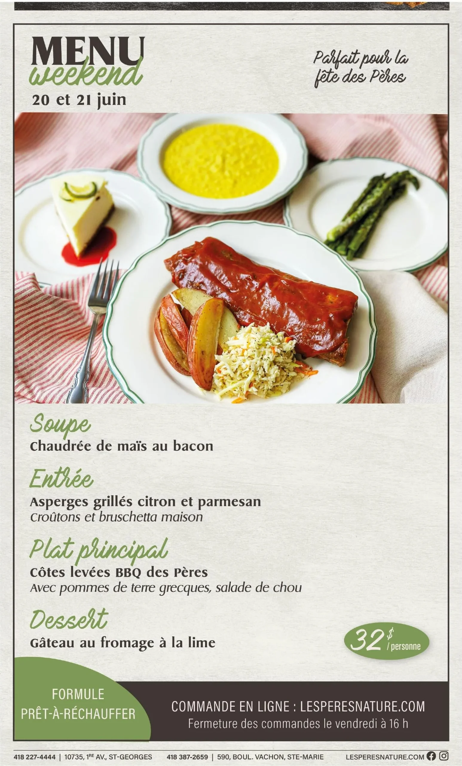 Page 3 de la Circulaire Les Pères Nature du 18 au 24 juin 2026