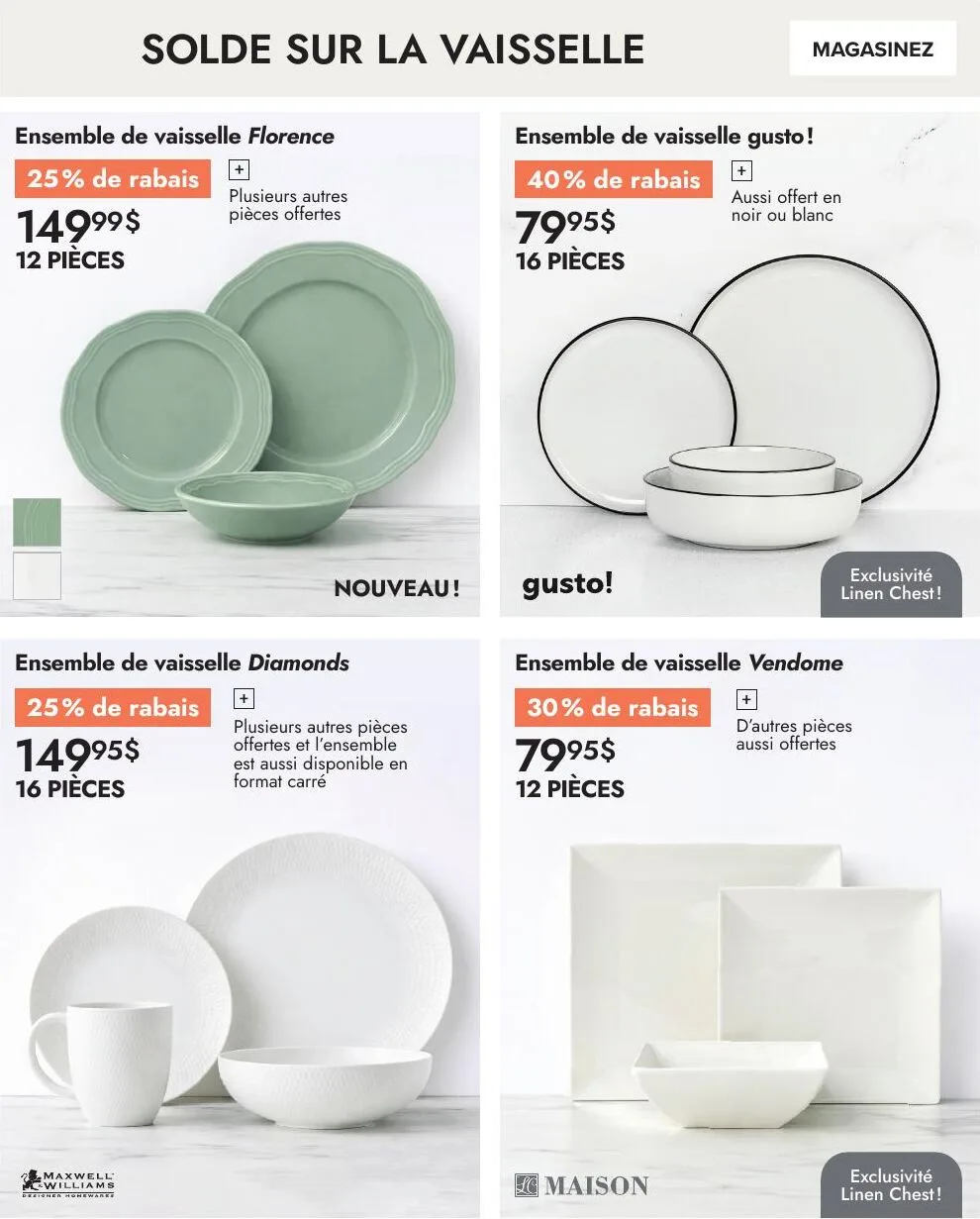 Page 2 de la Circulaire Linen Chest du 1 au 30 avril 2026