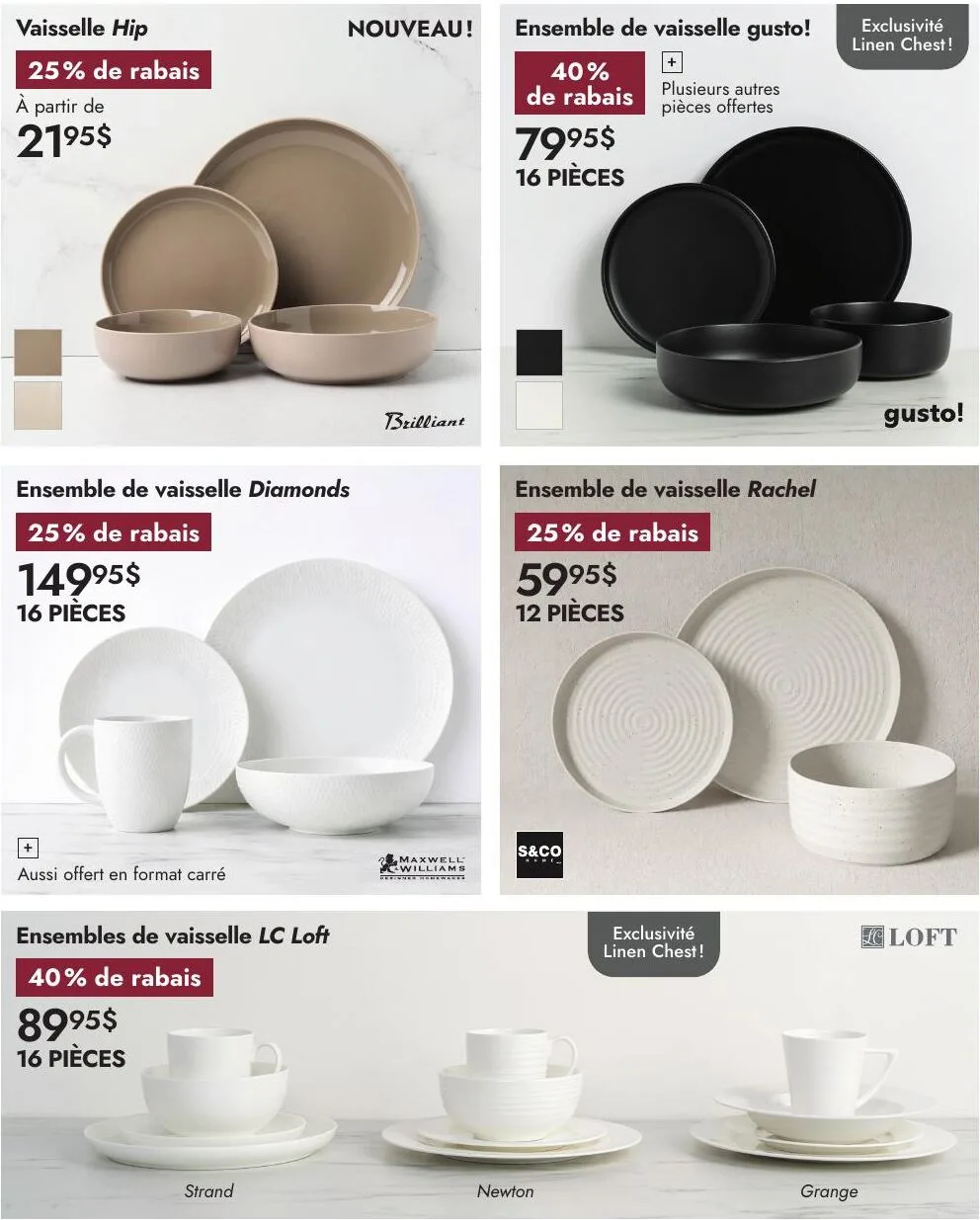 Page 2 de la Circulaire Linen Chest du 1 au 30 septembre 2026
