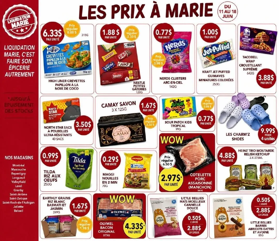 Page 1 de la Circulaire Liquidation Marie du 11 au 18 juin 2026