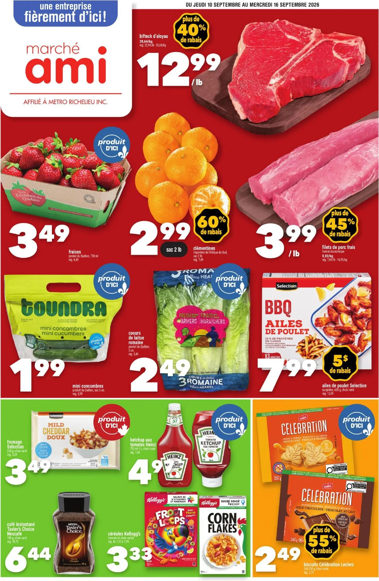Page 1 de la Circulaire Marché Ami du 10 au 16 septembre 2026