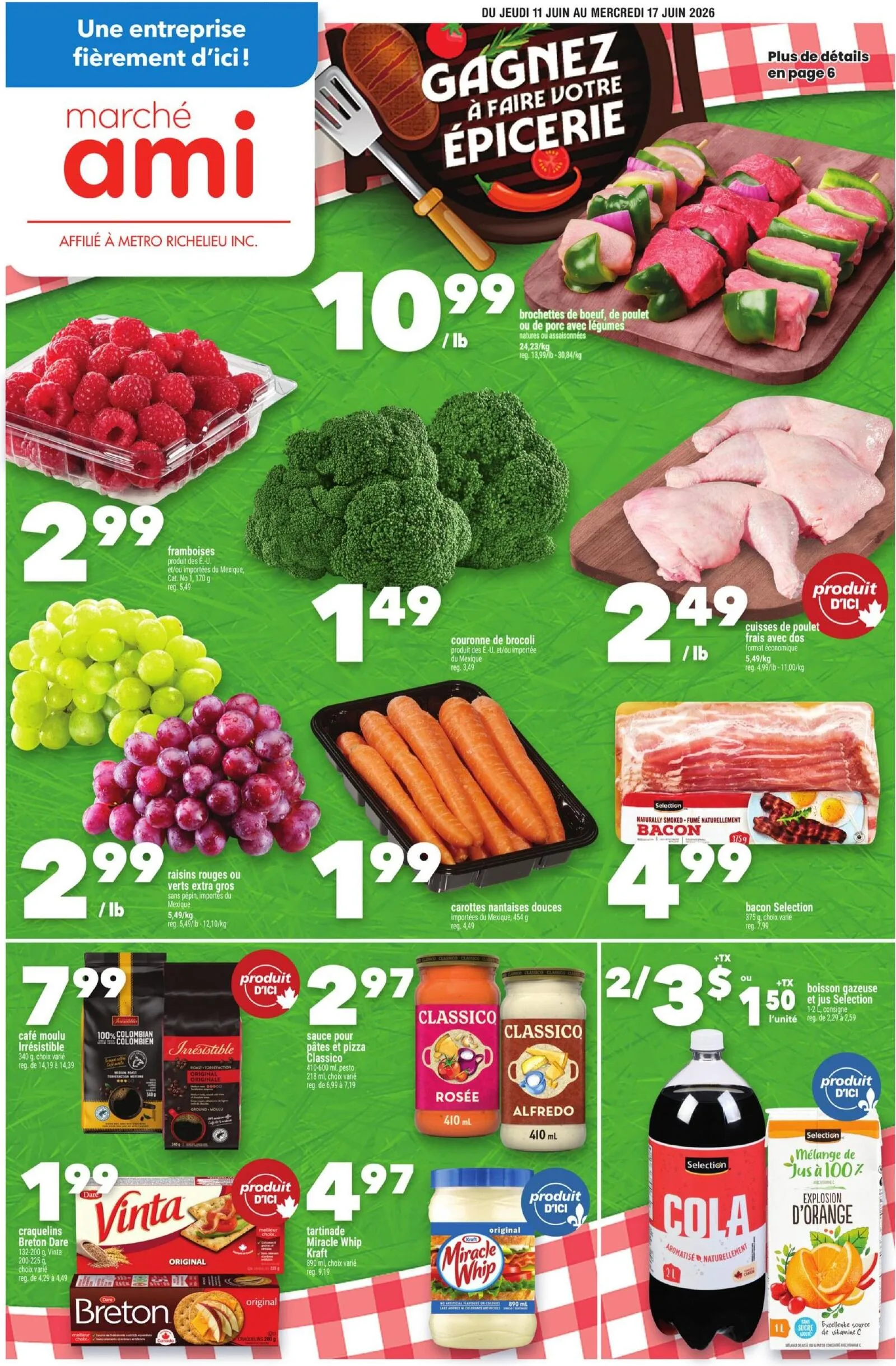 Page 1 de la Circulaire Marché Ami du 11 au 17 juin 2026