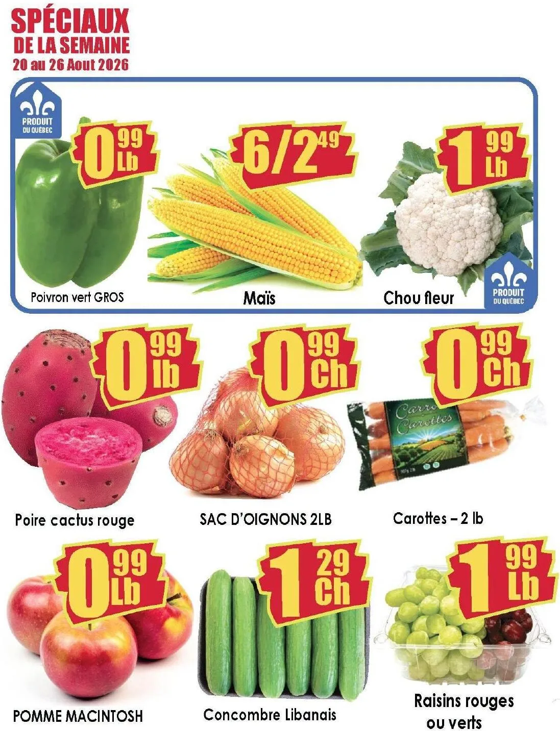 Page 4 de la Circulaire Marché Atlas du 20 au 26 août 2026