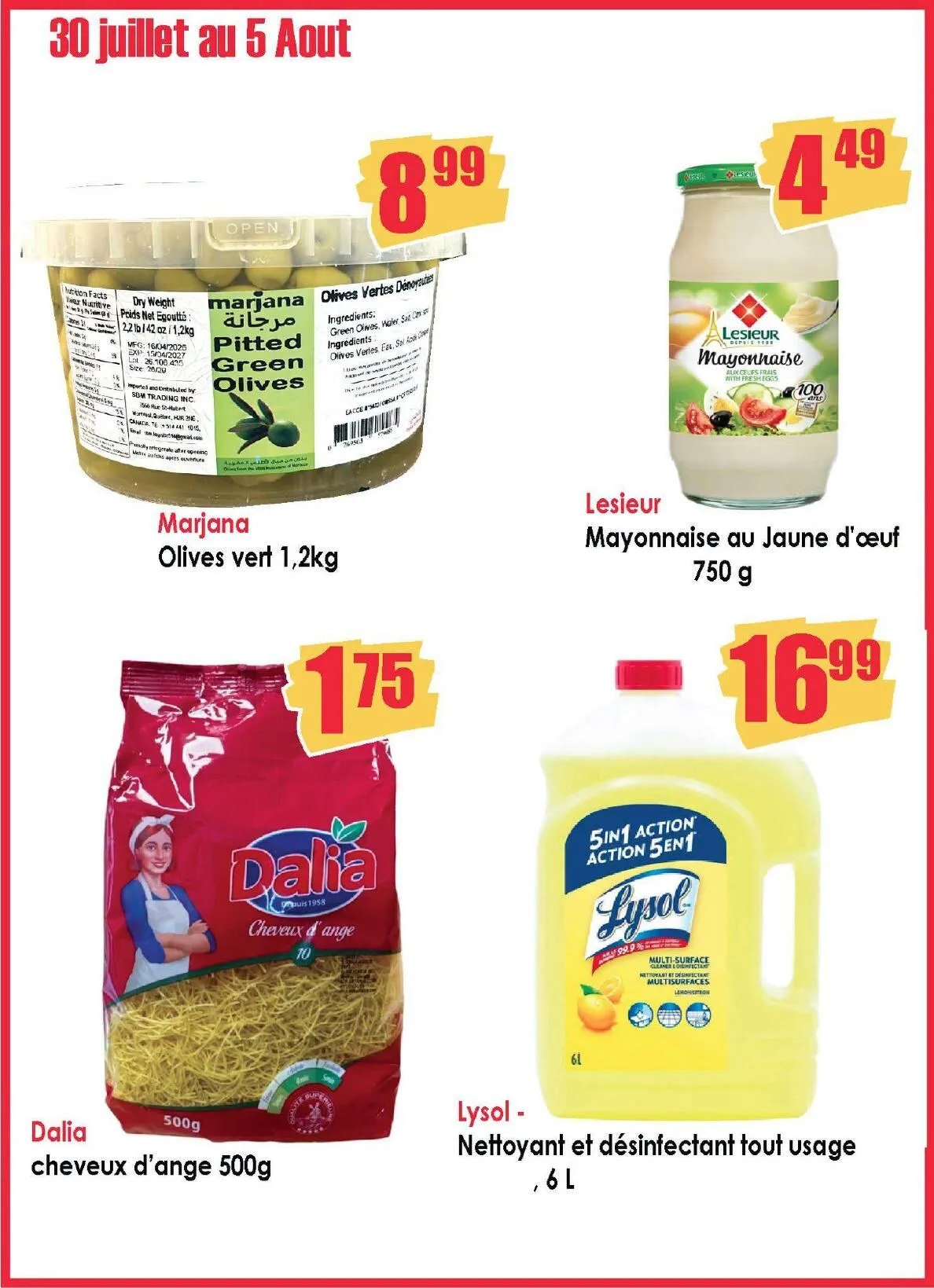 Page 8 de la Circulaire Marché Atlas du 30 juillet au 5 août 2026