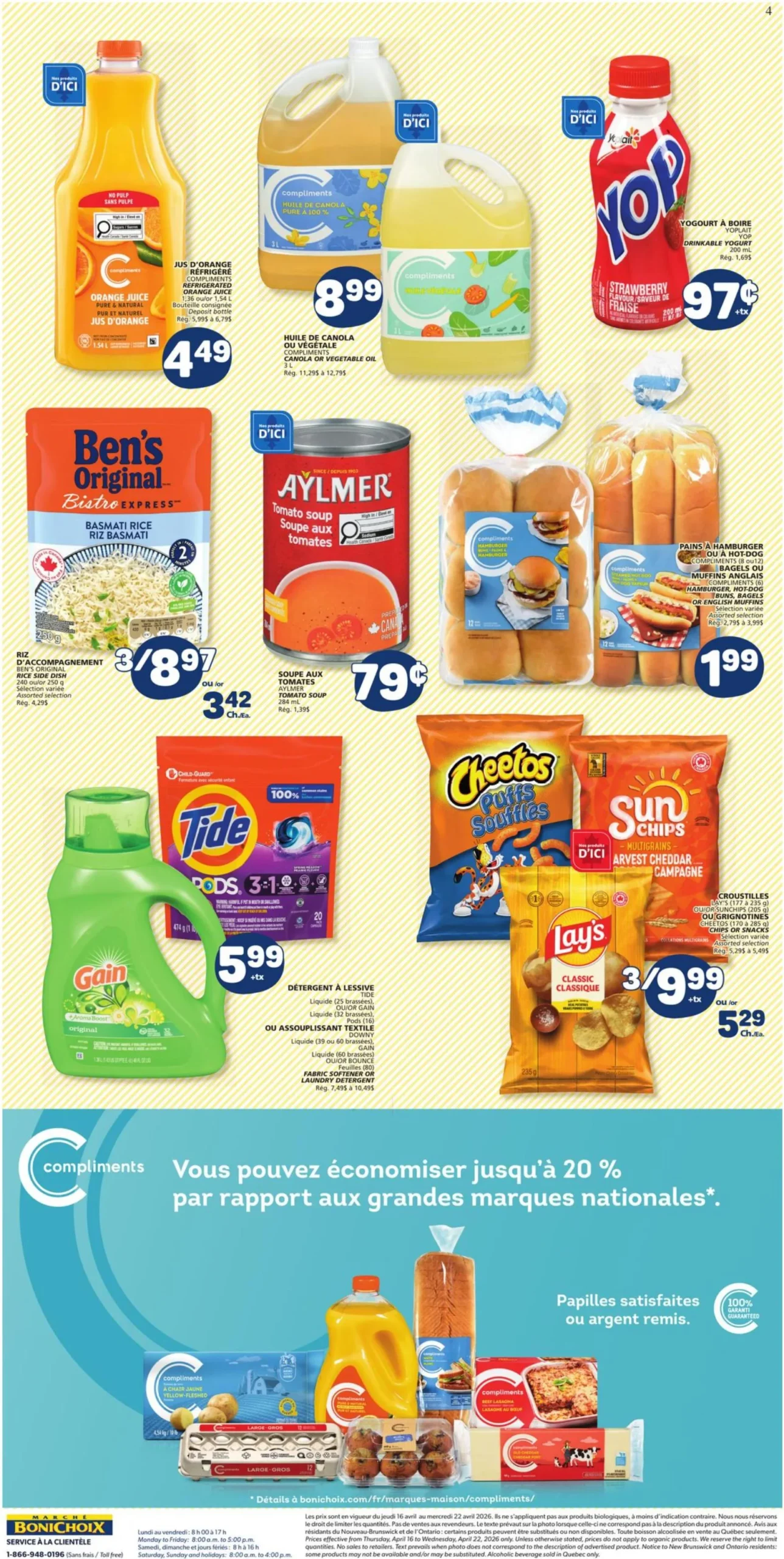 Page 2 de la Circulaire Marché Bonichoix du 16 au 22 avril 2026