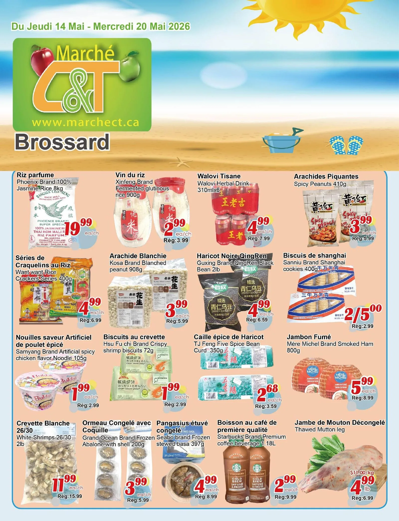 Page 1 de la Circulaire Marché C&T Brossard du 14 au 20 mai 2026
