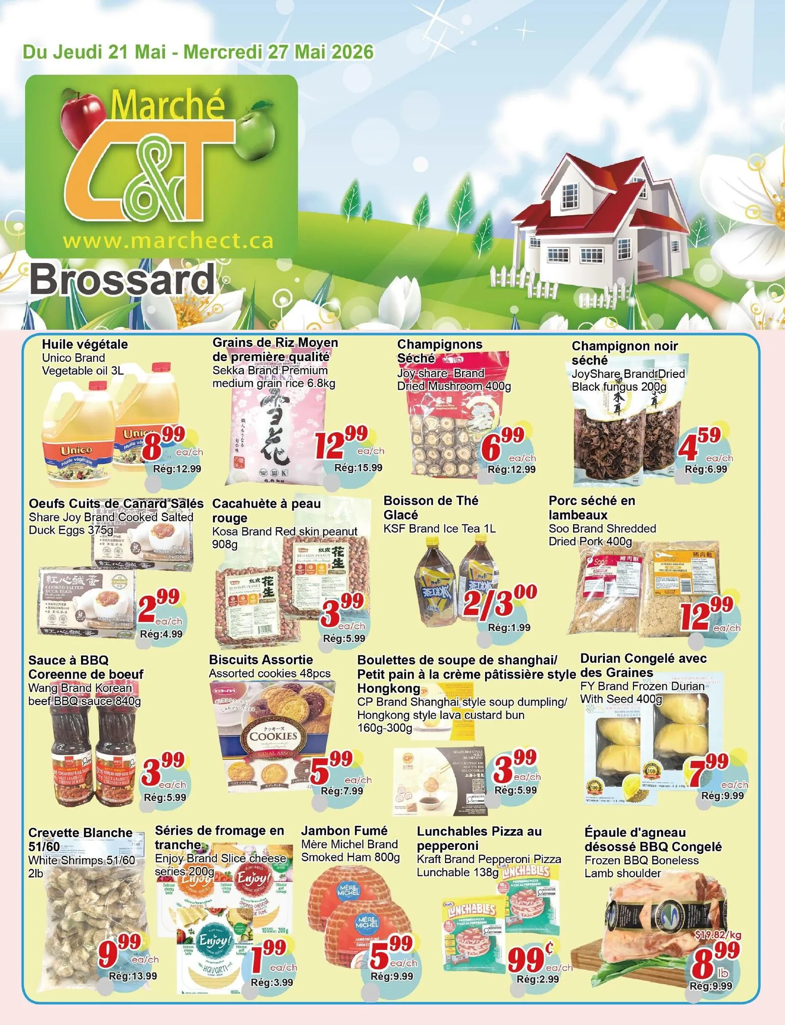 Page 1 de la Circulaire Marché C&T Brossard du 21 au 27 mai 2026