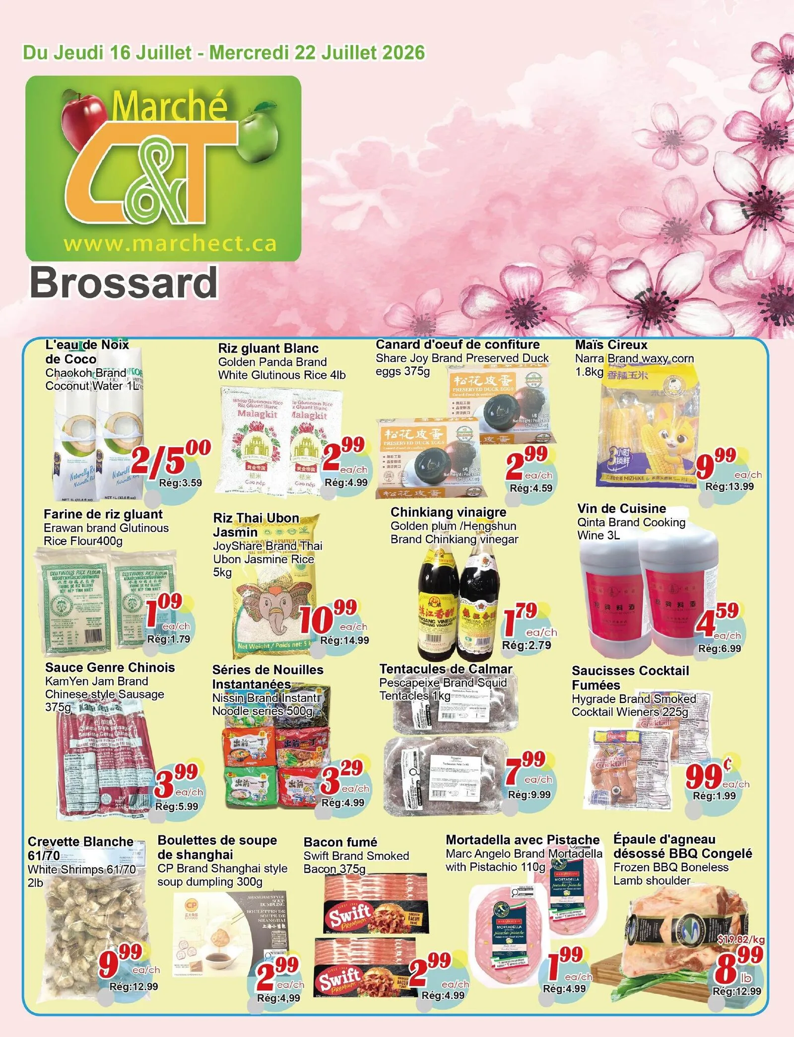 Page 1 de la Circulaire Marché C&T Brossard du 23 au 29 juillet 2026