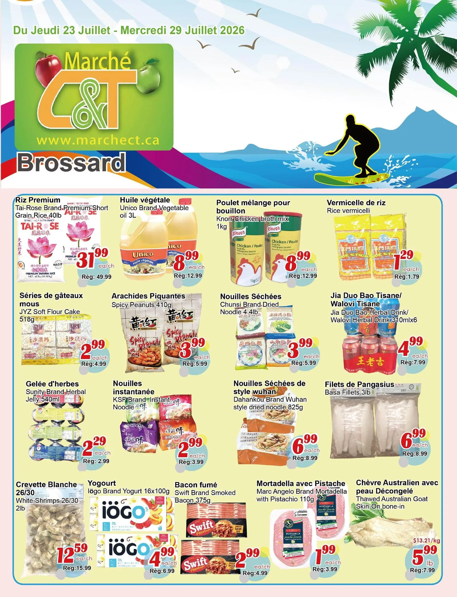 Page 2 de la Circulaire Marché C&T Brossard du 23 au 29 juillet 2026