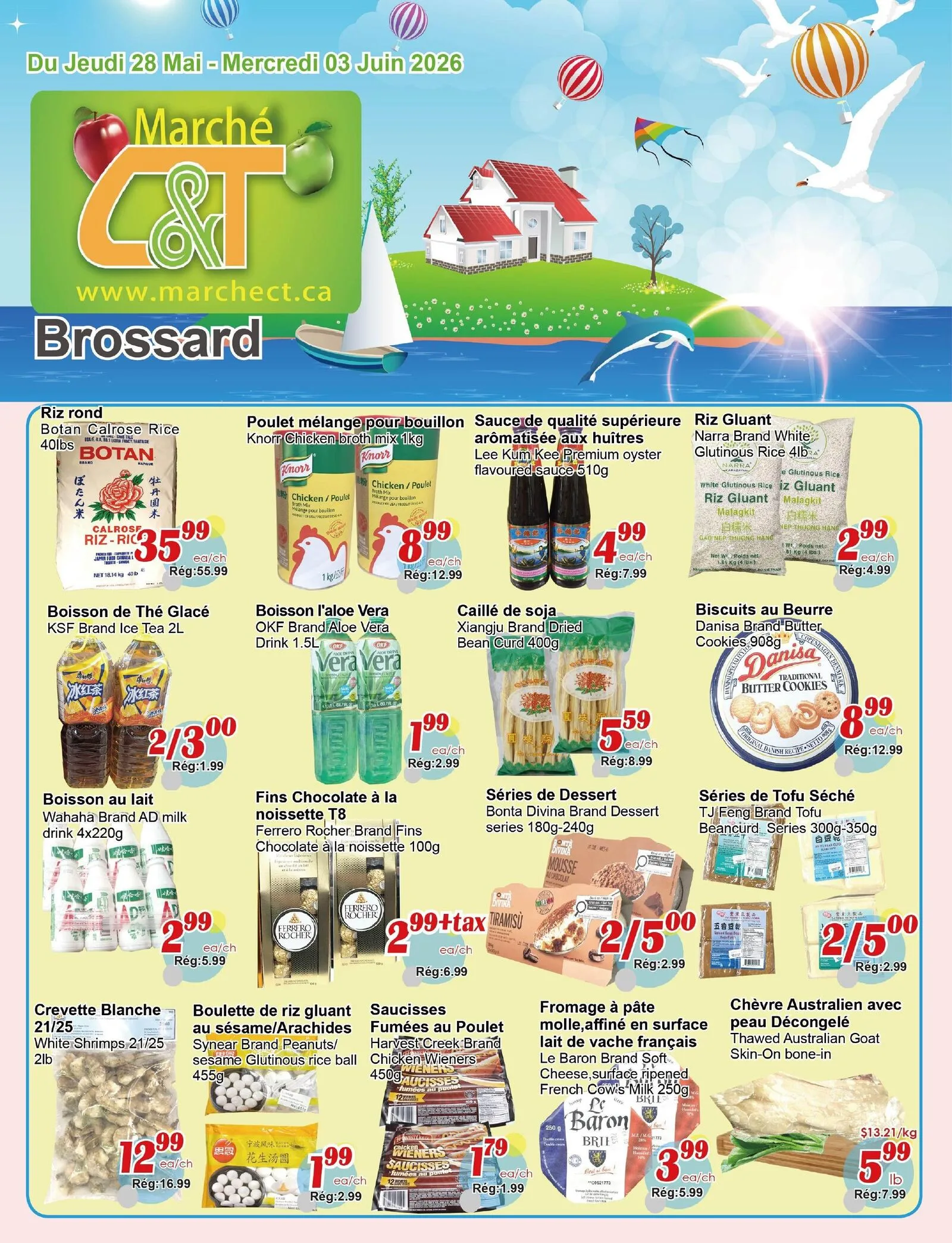 Page 1 de la Circulaire Marché C&T Brossard du 28 mai au 3 juin 2026