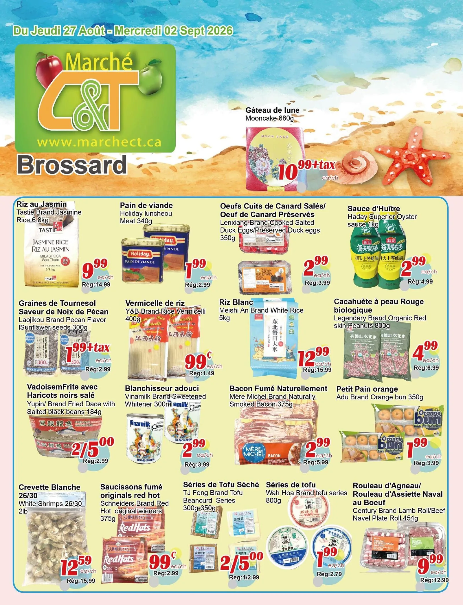 Page 1 de la Circulaire Marché C&T Brossard du 3 au 9 septembre 2026
