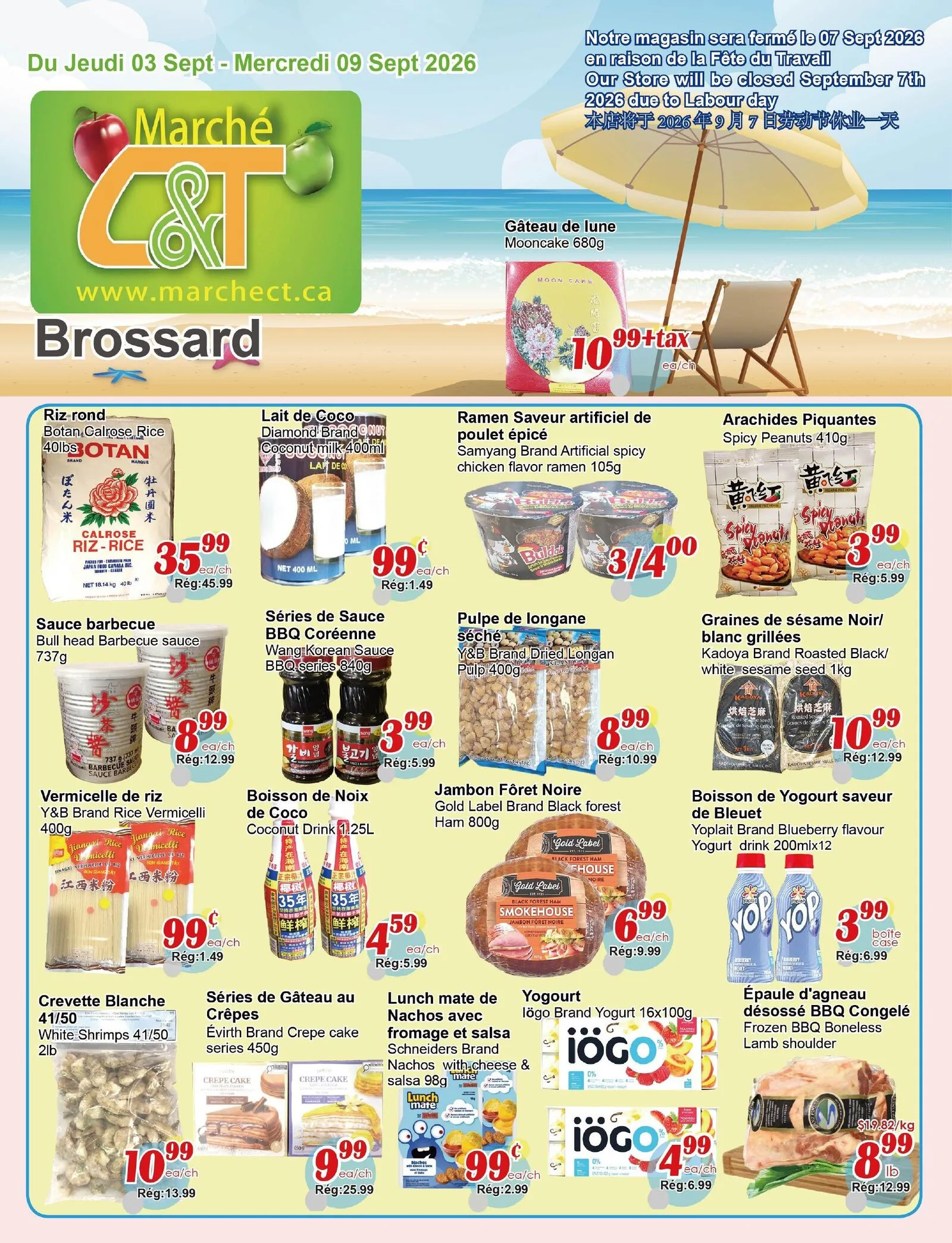 Page 2 de la Circulaire Marché C&T Brossard du 3 au 9 septembre 2026
