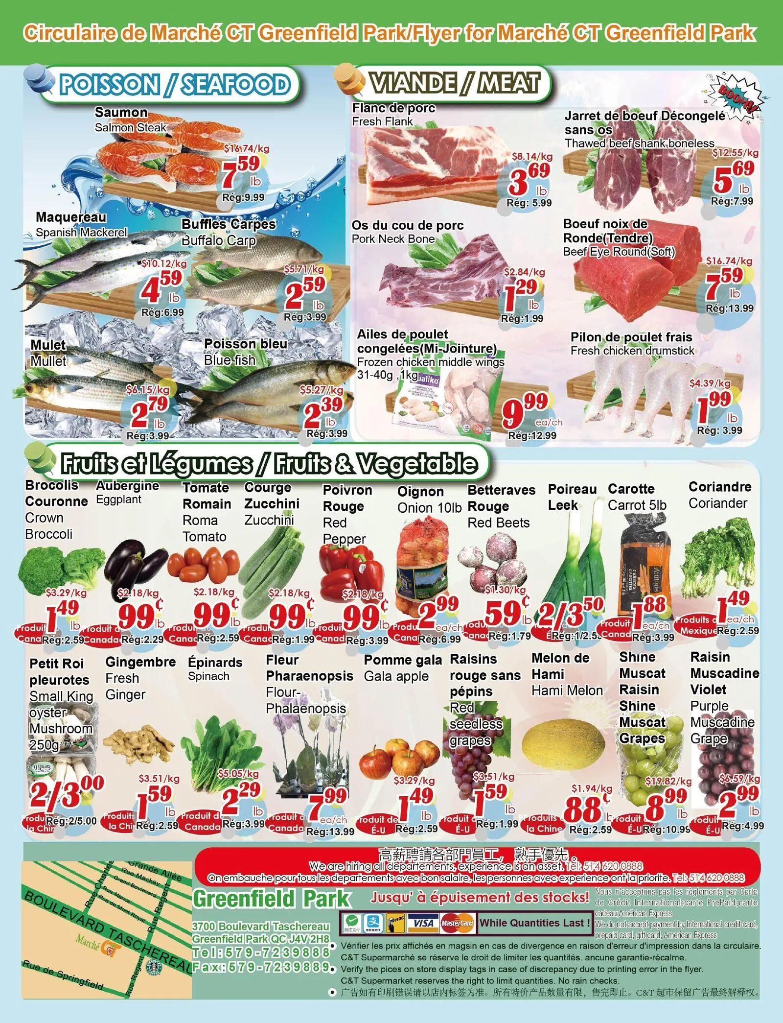 Page 3 de la Circulaire Marché C&T Greenfield Park du 10 au 16 septembre 2026