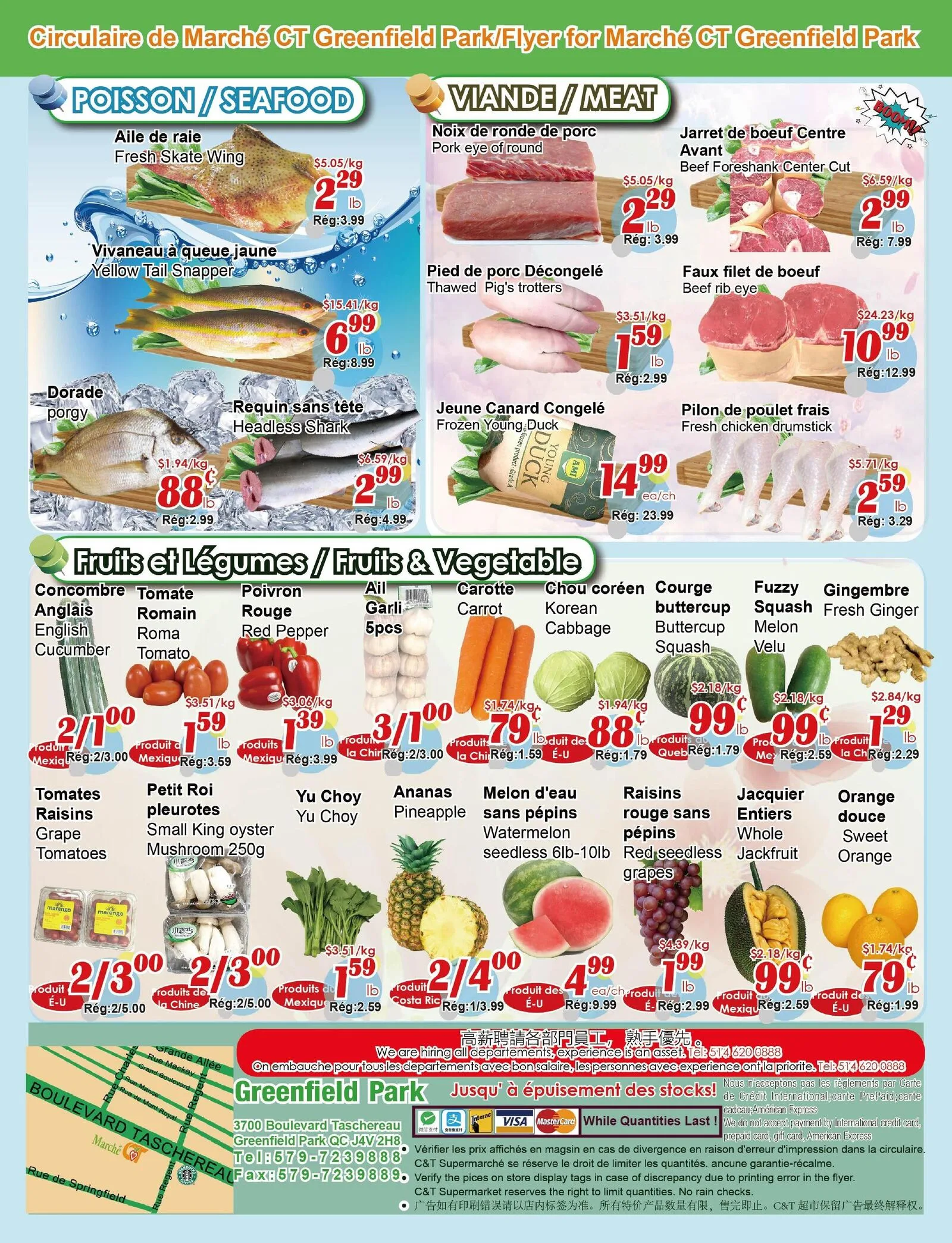 Page 3 de la Circulaire Marché C&T Greenfield Park du 11 au 17 juin 2026