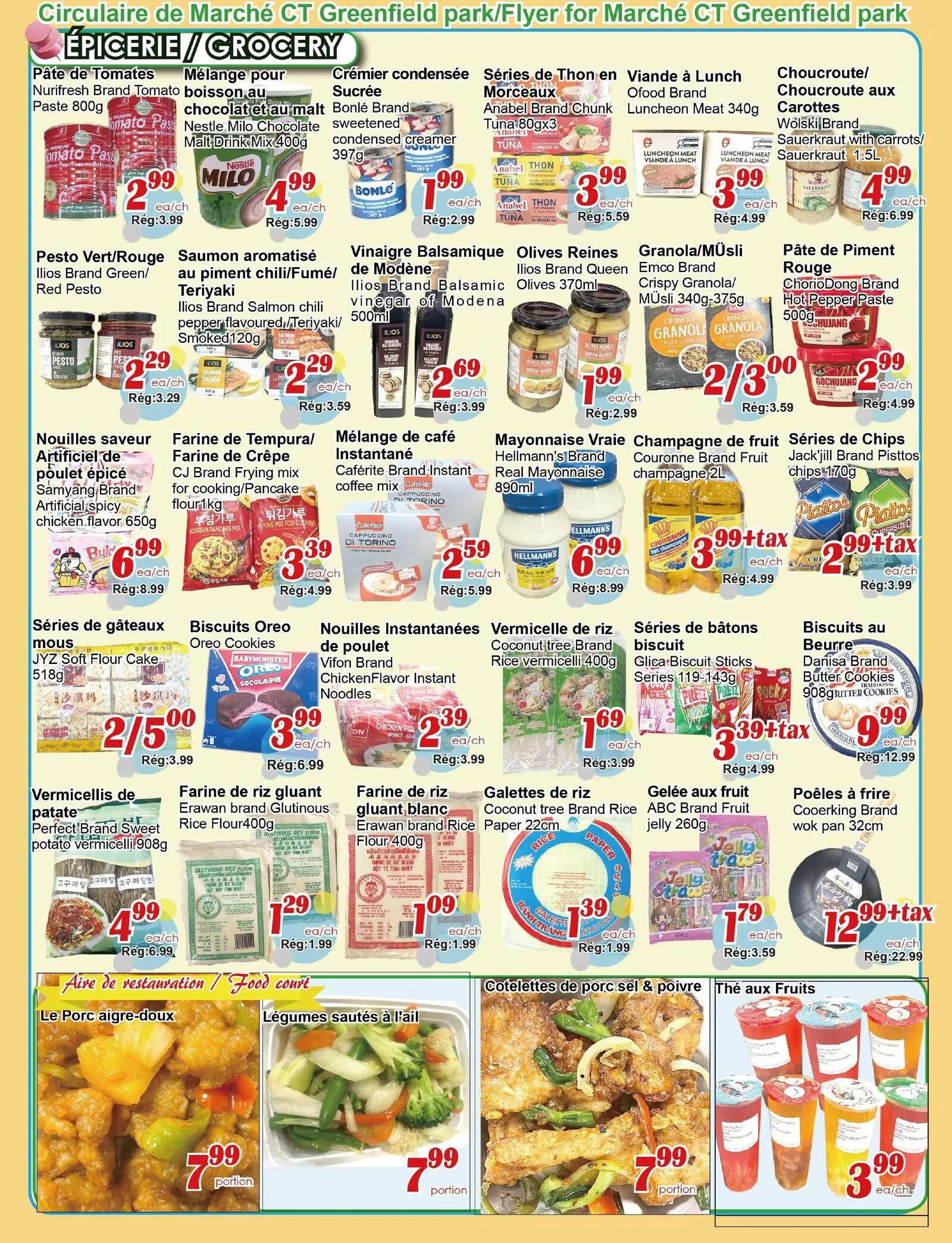 Page 3 de la Circulaire Marché C&T Greenfield Park du 16 au 22 avril 2026