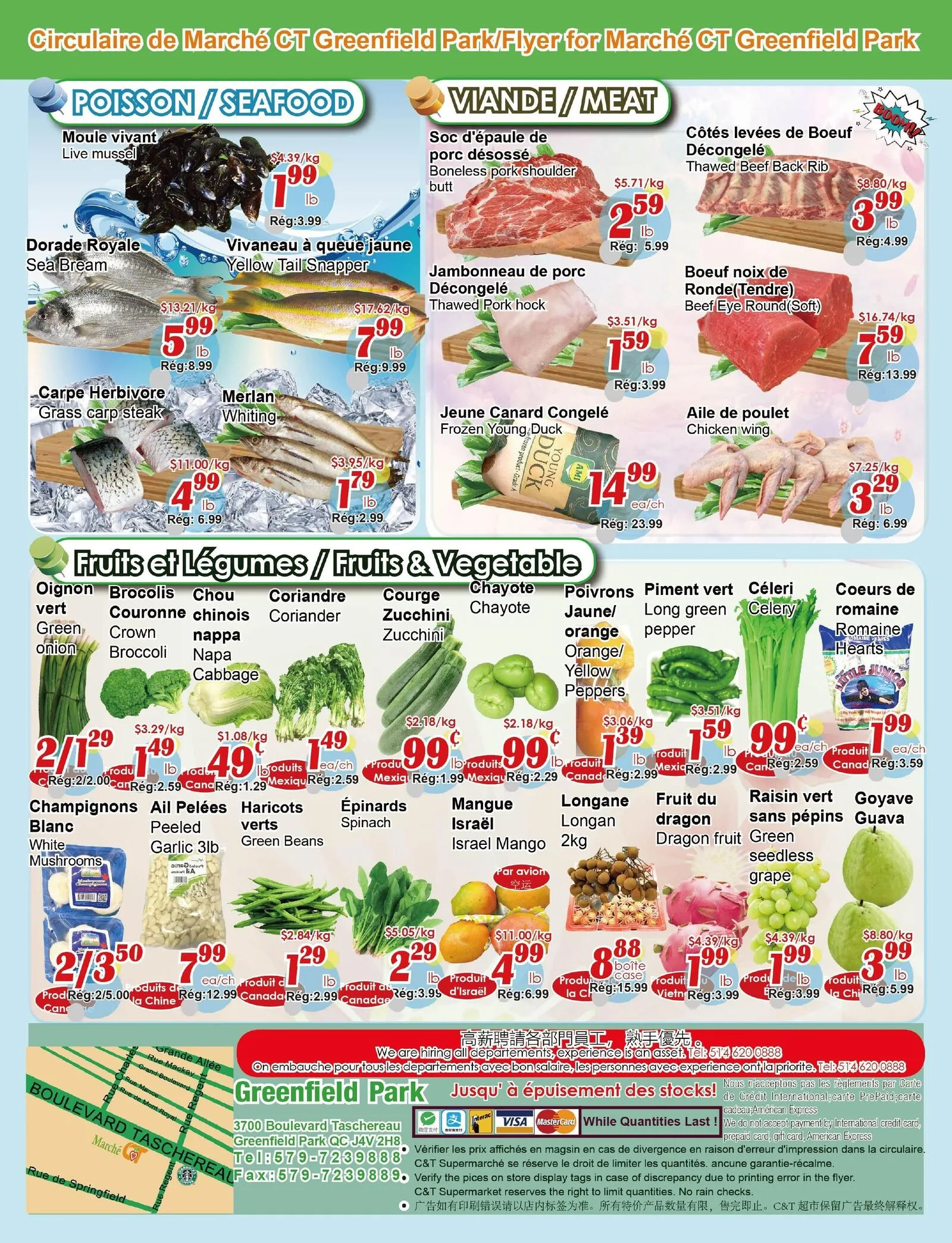 Page 3 de la Circulaire Marché C&T Greenfield Park du 17 au 23 septembre 2026