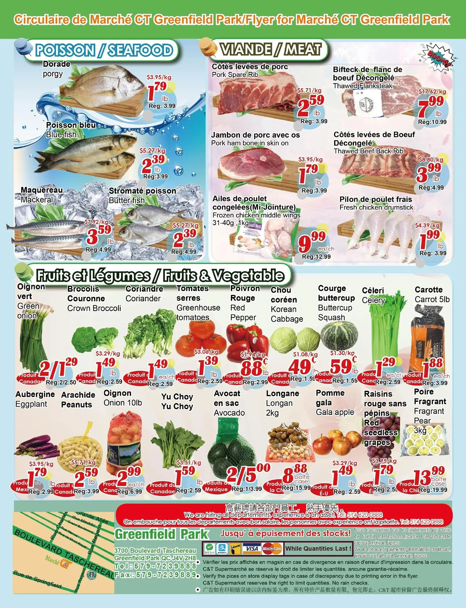 Page 4 de la Circulaire Marché C&T Greenfield Park du 17 au 23 septembre 2026