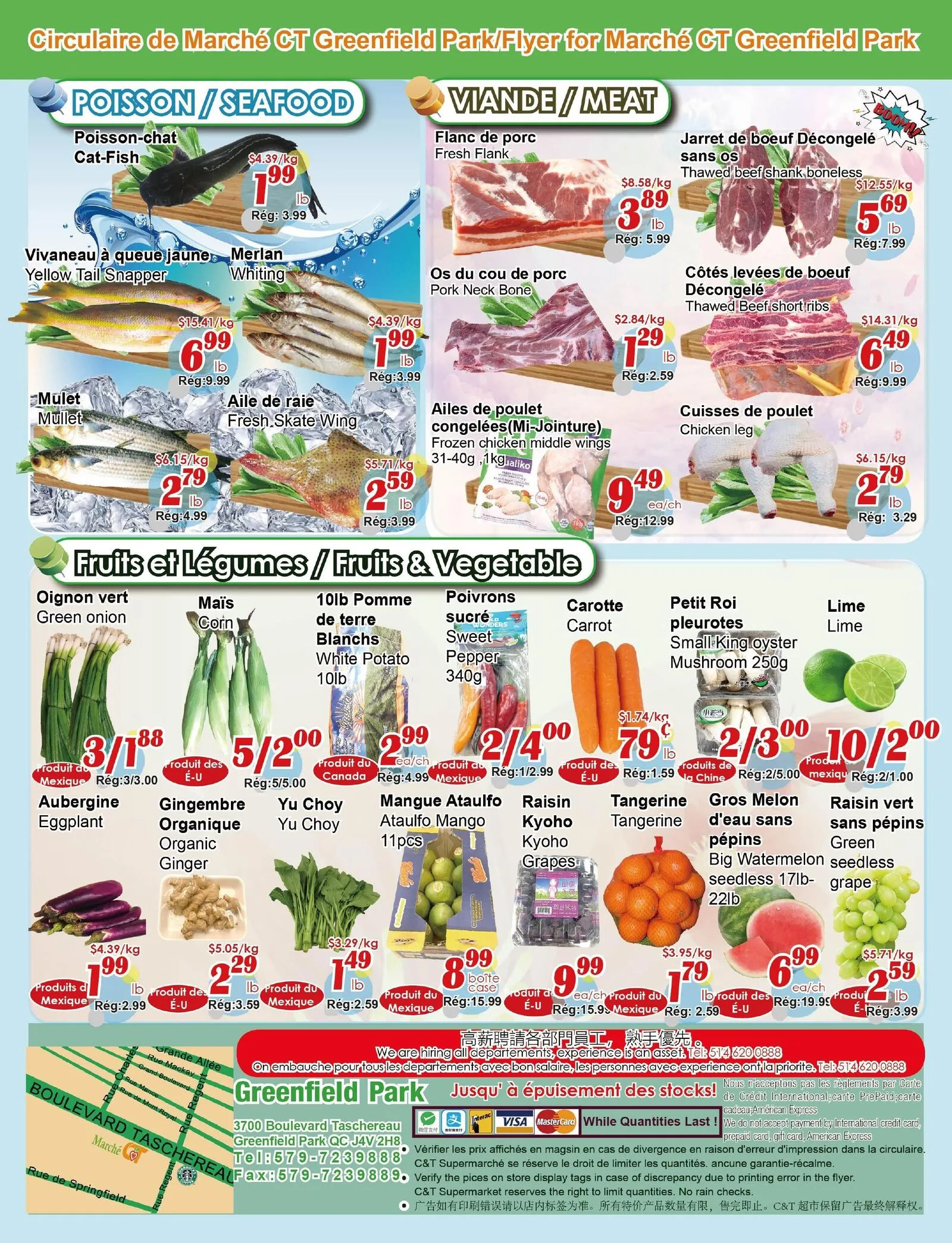 Page 2 de la Circulaire Marché C&T Greenfield Park du 6 au 12 août 2026