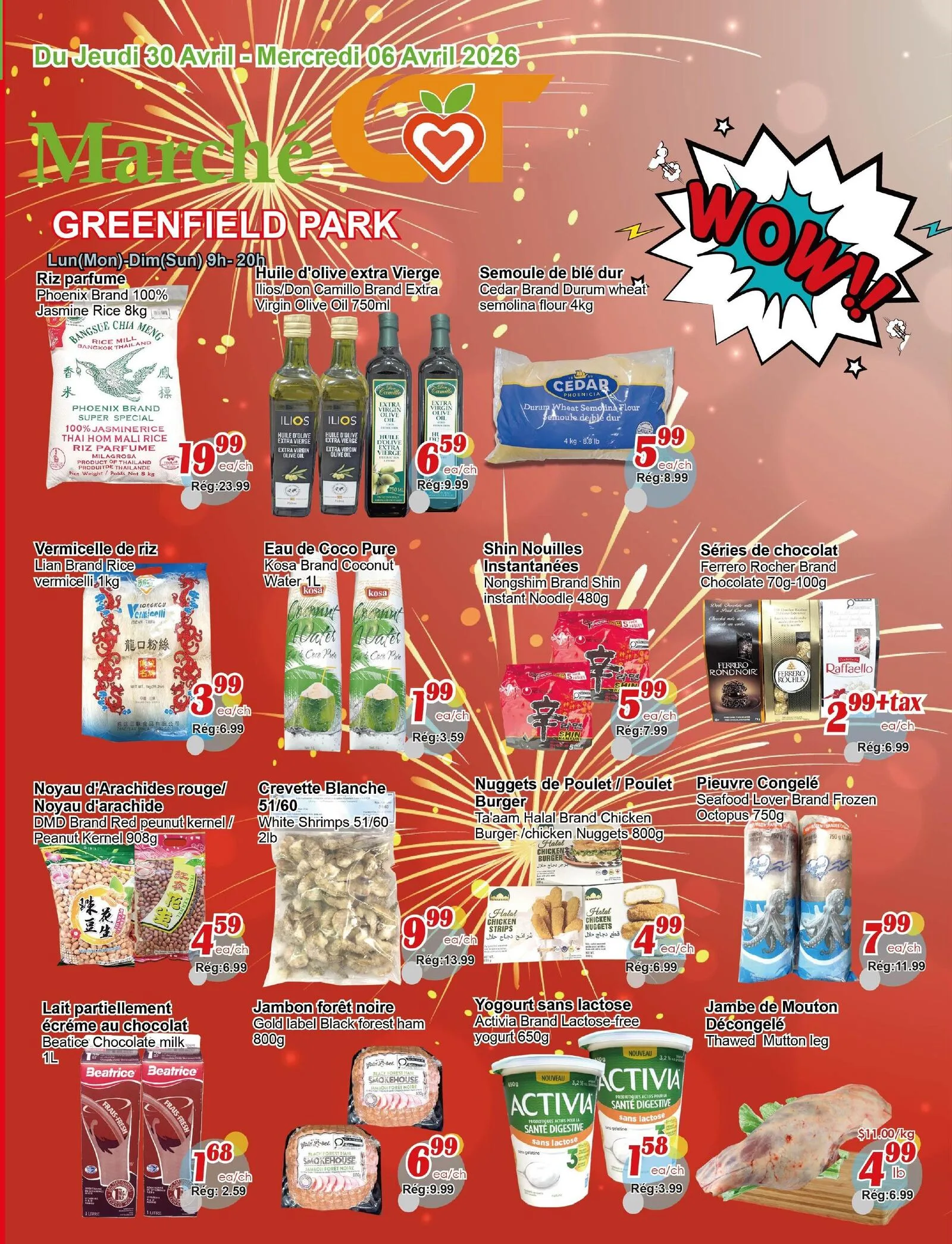 Page 1 de la Circulaire Marché C&T Greenfield Park du 7 au 13 mai 2026