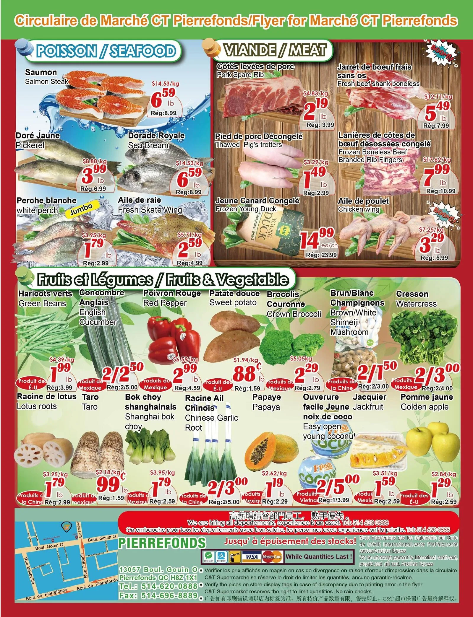 Page 2 de la Circulaire Marché C&T Pierrefonds-Roxboro du 16 au 22 avril 2026