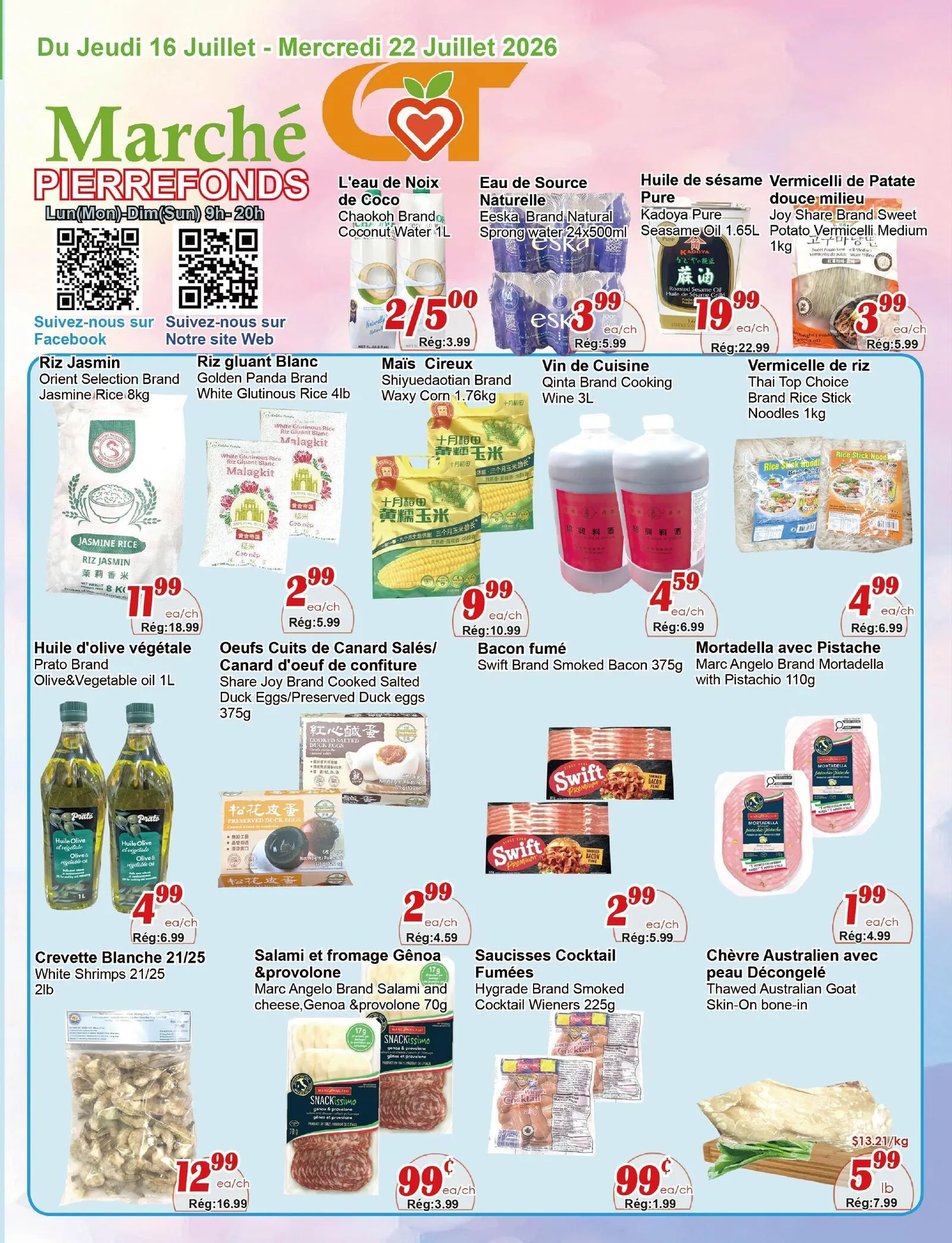 Page 1 de la Circulaire Marché C&T Pierrefonds-Roxboro du 23 au 29 juillet 2026
