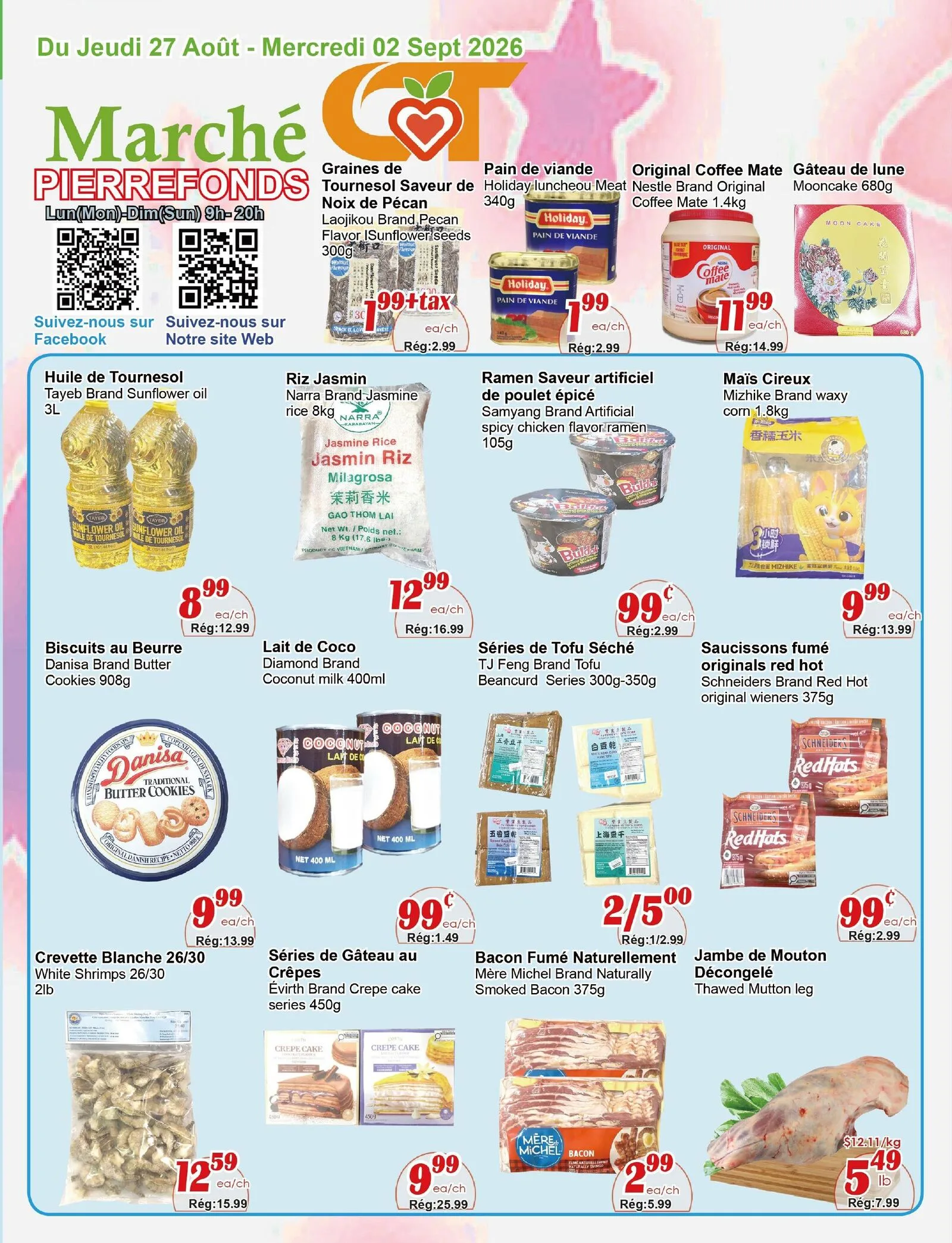 Page 2 de la Circulaire Marché C&T Pierrefonds-Roxboro du 27 août au 2 septembre 2026