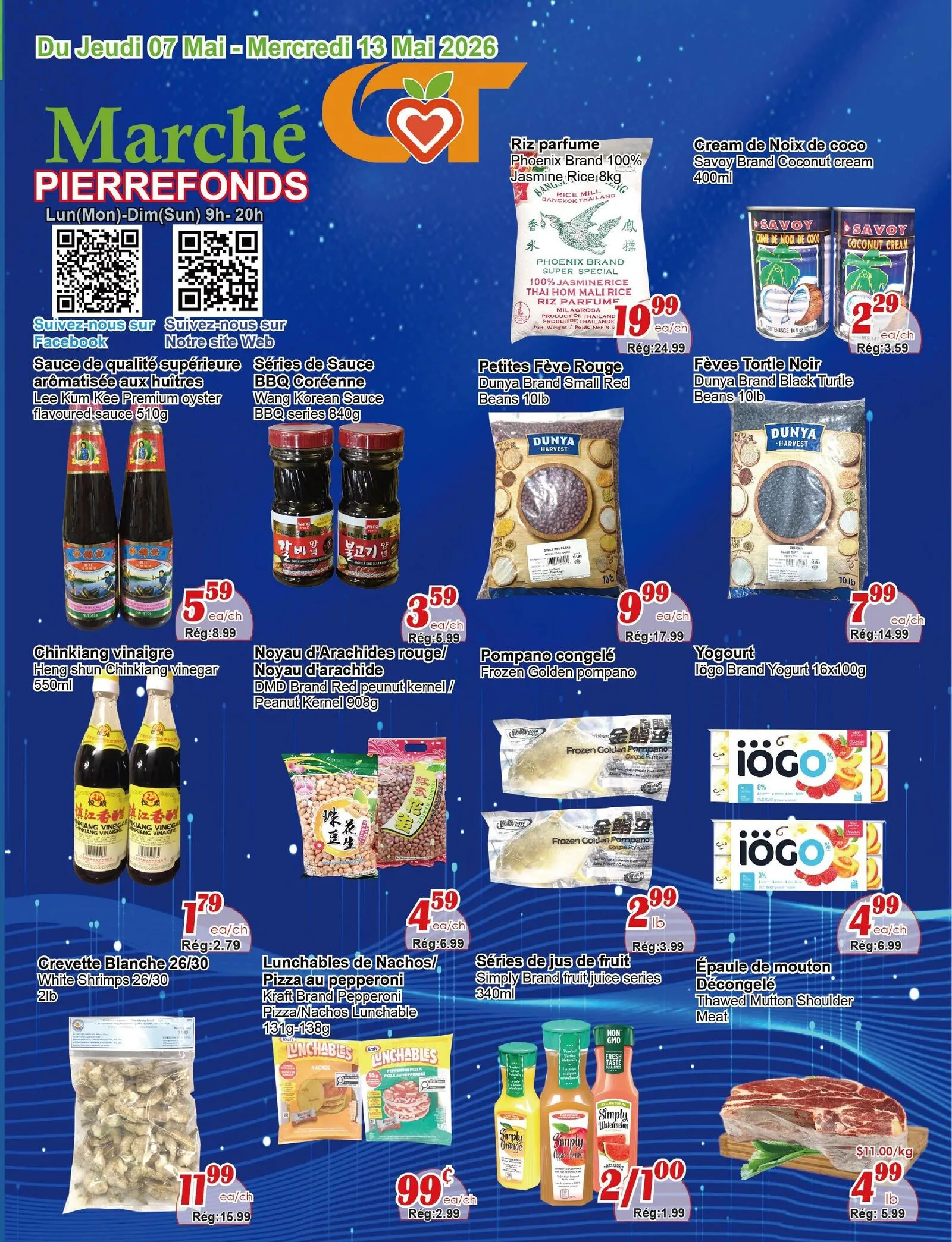 Page 1 de la Circulaire Marché C&T Pierrefonds-Roxboro du 7 au 13 mai 2026