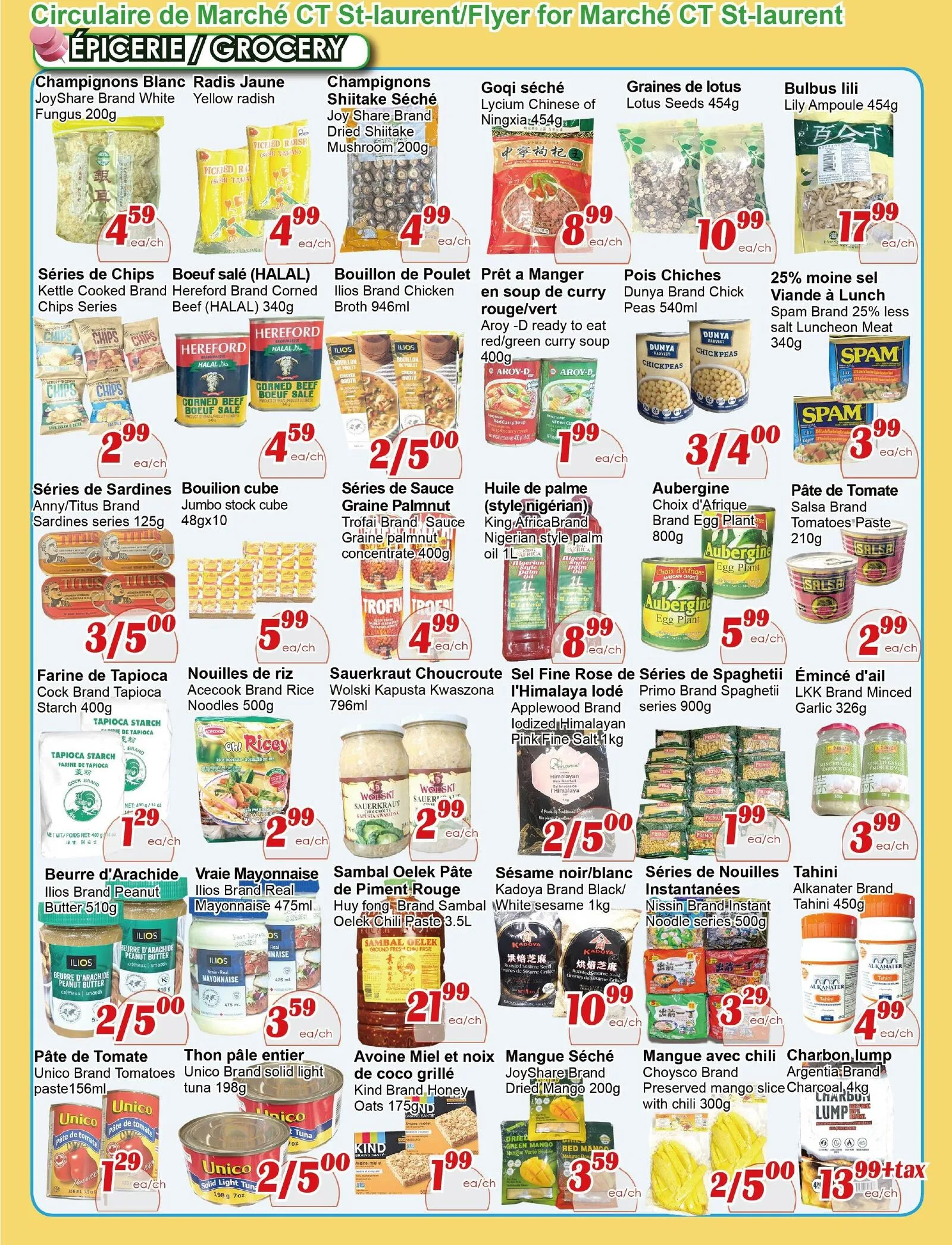 Page 3 de la Circulaire Marché C&T St-Laurent du 14 au 20 mai 2026