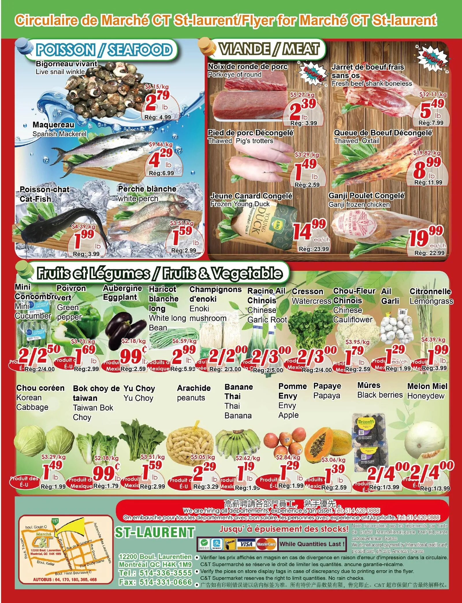 Page 2 de la Circulaire Marché C&T St-Laurent du 30 avril au 6 mai 2026
