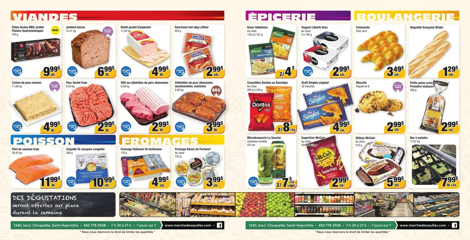 Page 2 de la Circulaire Marché Dessaulles du 11 au 17 juin 2026