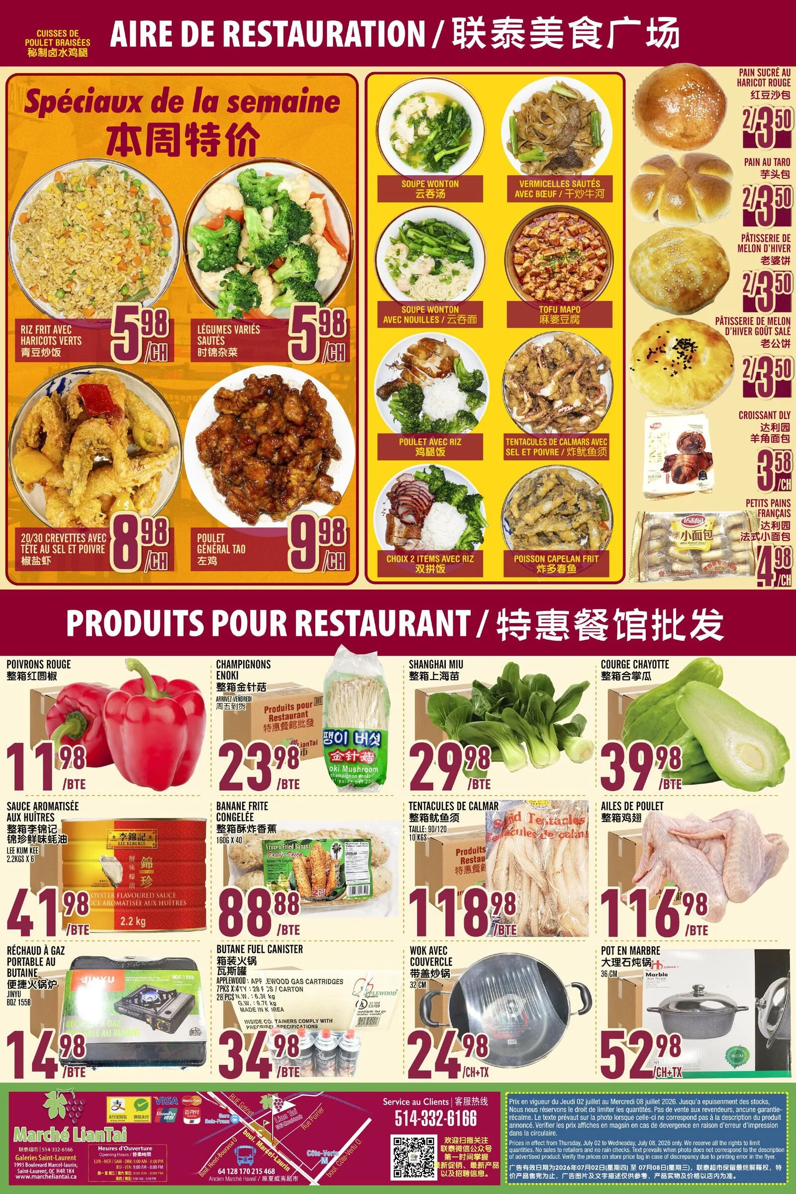 Page 6 de la Circulaire Marché Lian Tai du 2 au 8 juillet 2026