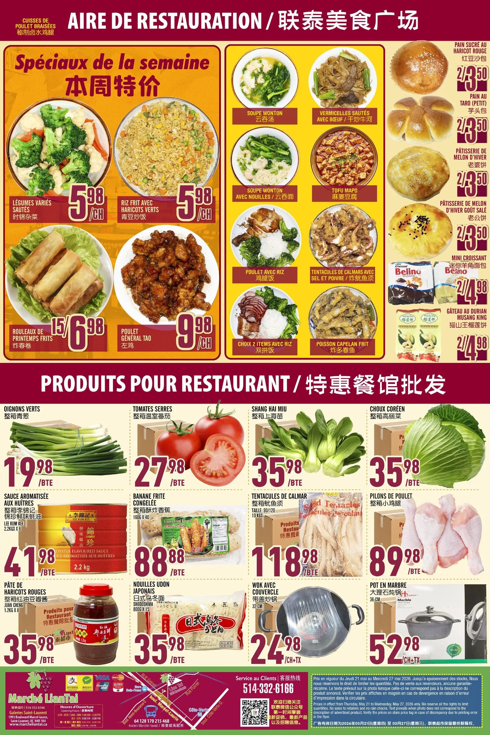 Page 6 de la Circulaire Marché Lian Tai du 21 au 27 mai 2026