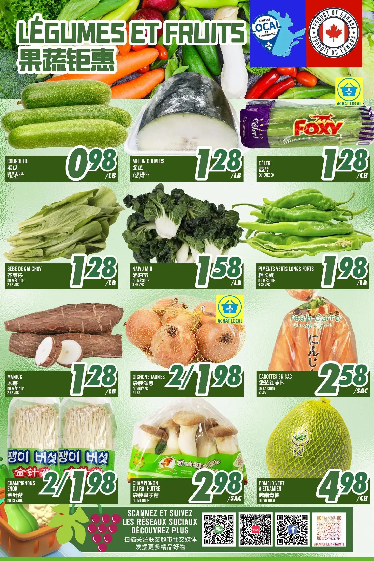 Page 2 de la Circulaire Marché Lian Tai du 3 au 9 septembre 2026