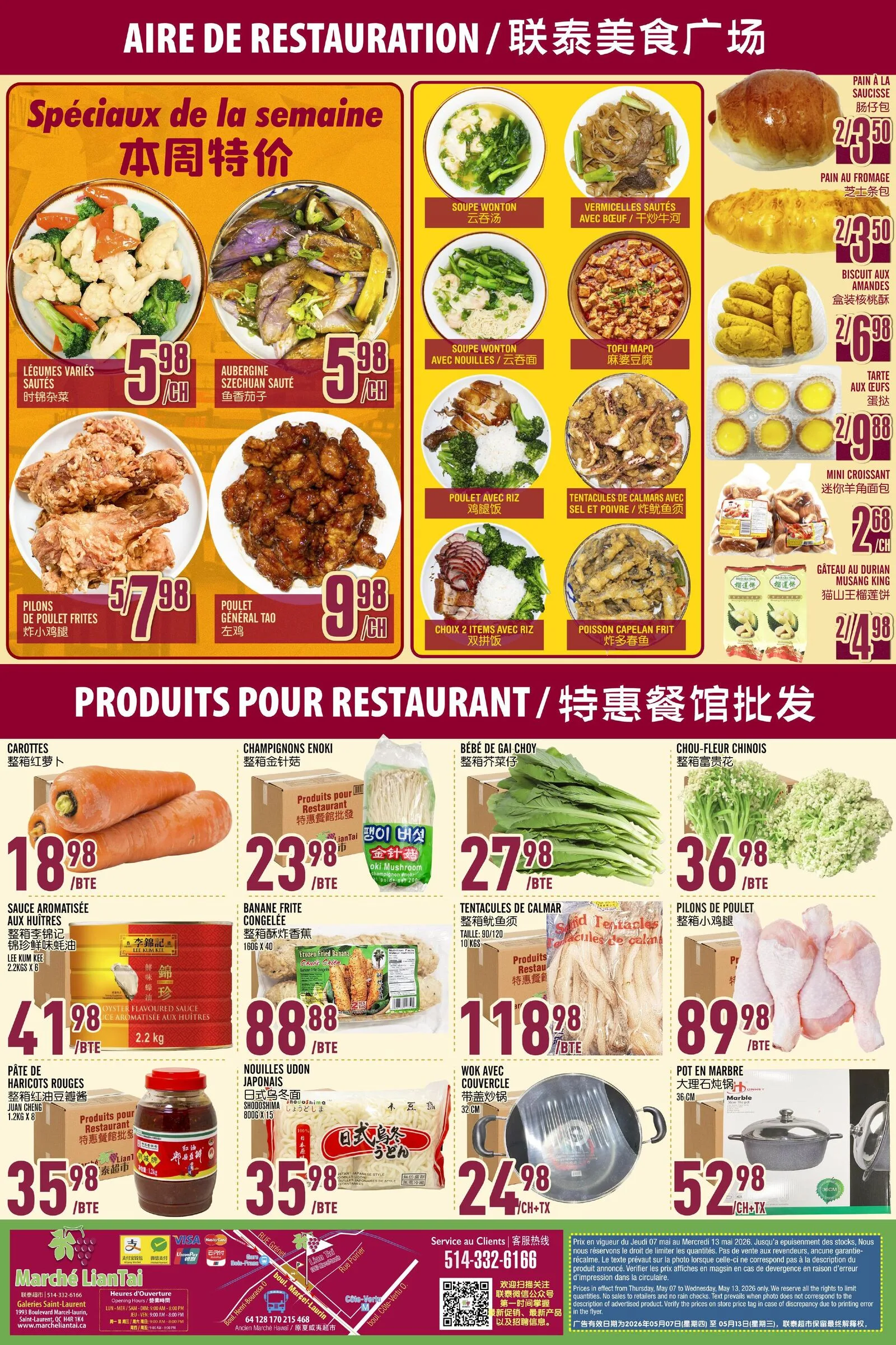 Page 6 de la Circulaire Marché Lian Tai du 7 au 13 mai 2026