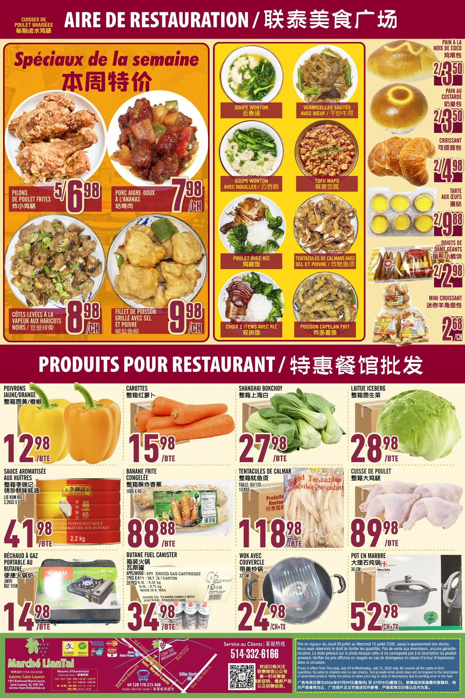Page 6 de la Circulaire Marché Lian Tai du 9 au 15 juillet 2026