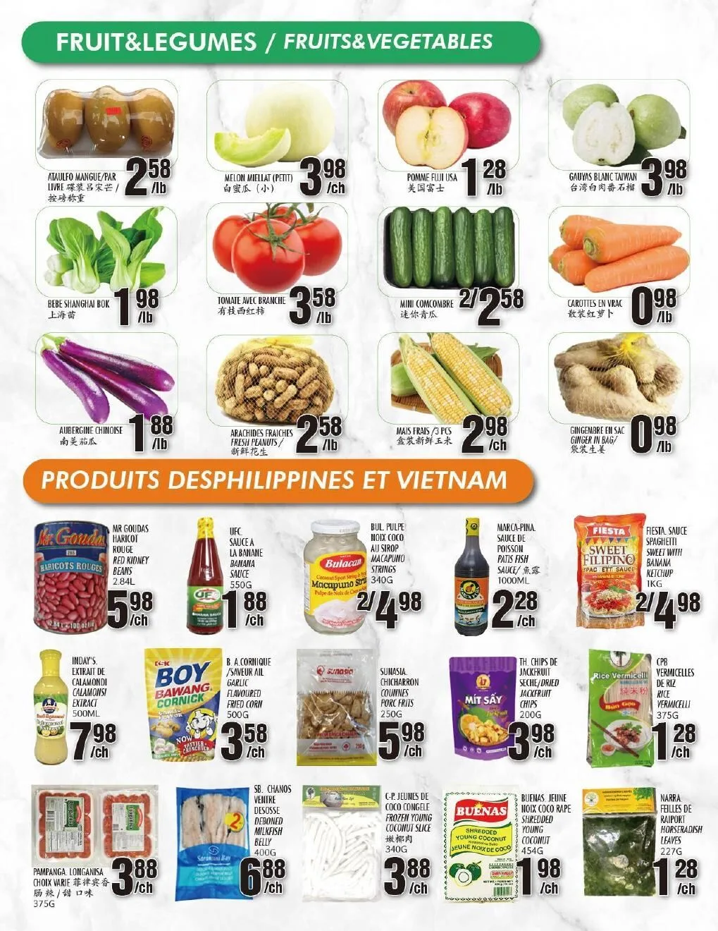 Page 2 de la Circulaire Marché Newon Jean-Talon du 1 au 7 mai 2026