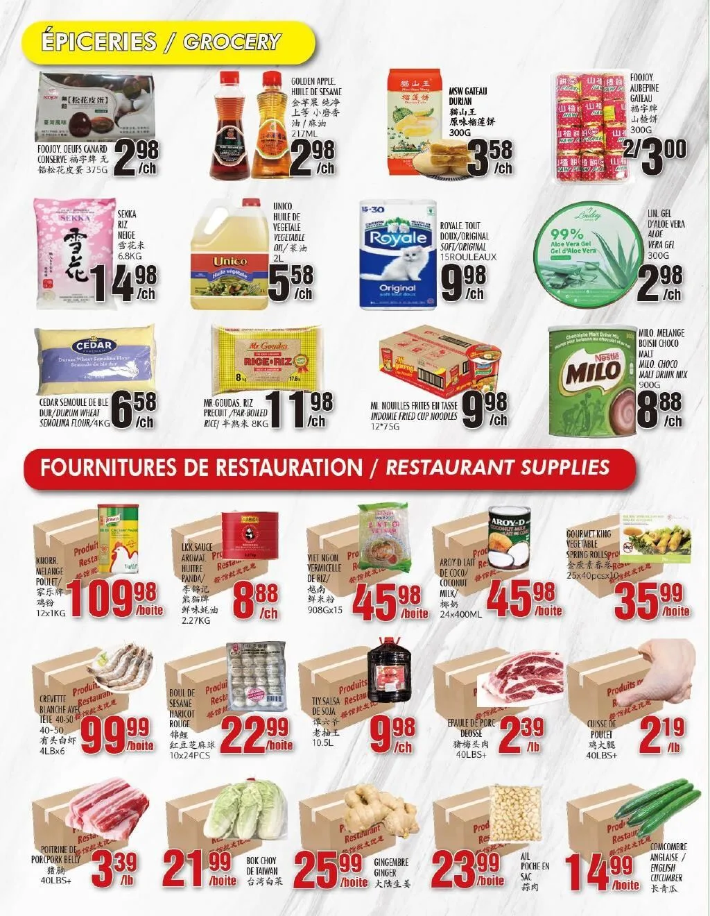 Page 4 de la Circulaire Marché Newon Jean-Talon du 10 au 16 avril 2026