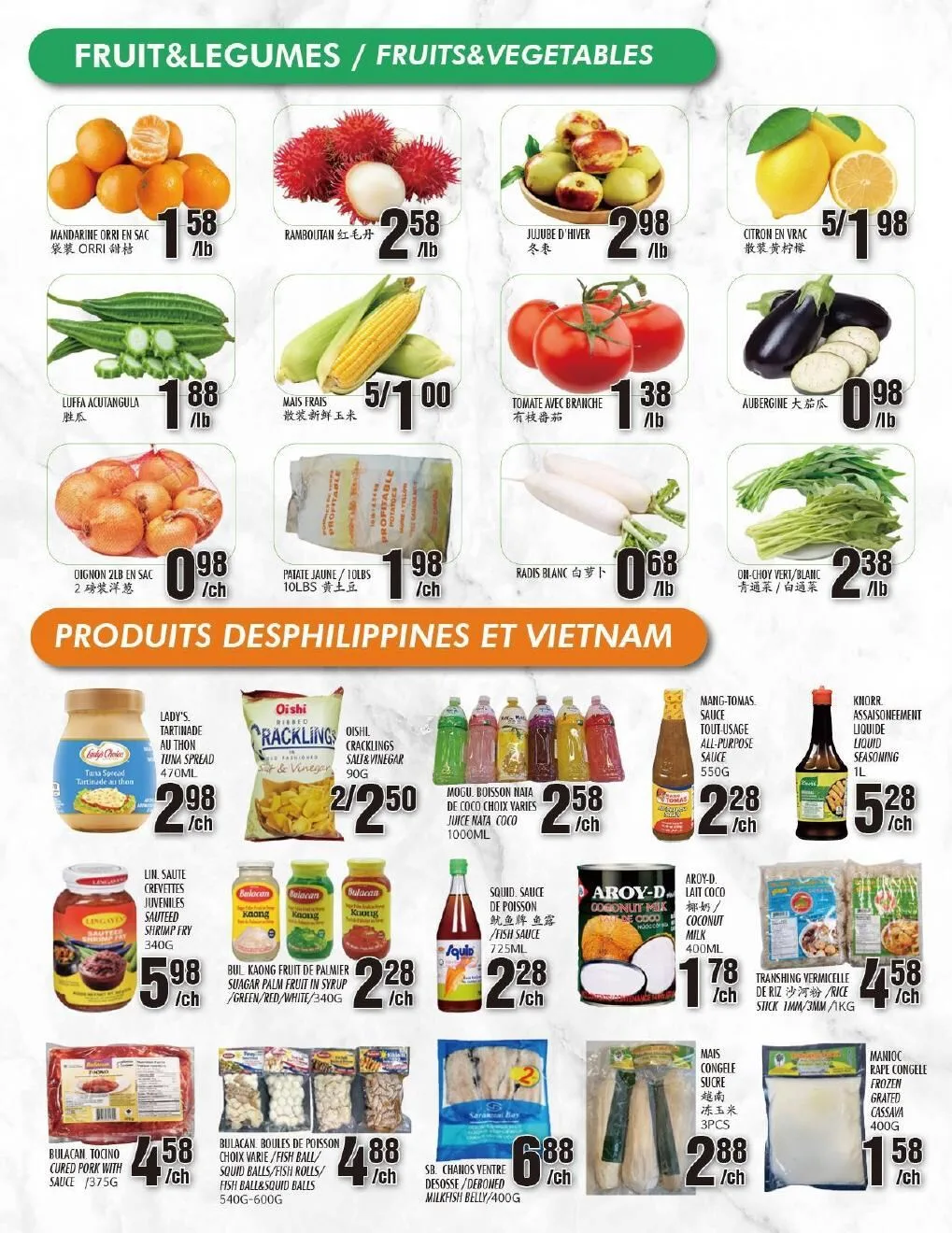 Page 2 de la Circulaire Marché Newon Jean-Talon du 21 au 27 août 2026