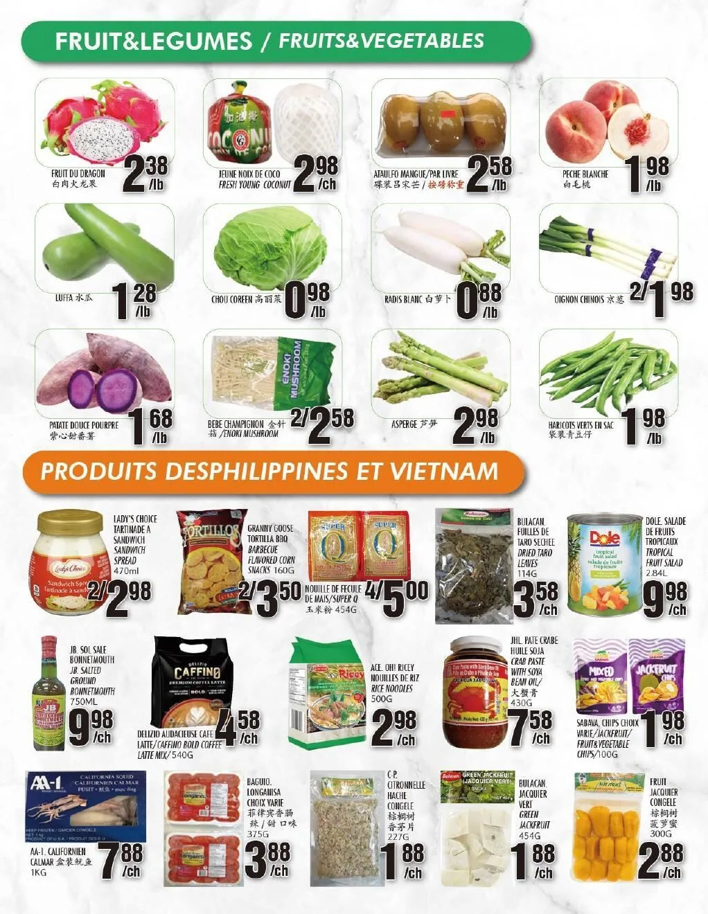 Page 2 de la Circulaire Marché Newon Jean-Talon du 22 au 28 mai 2026