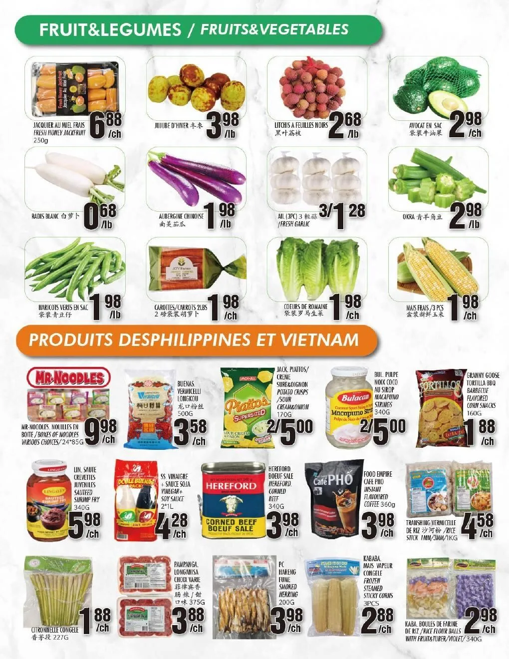 Page 2 de la Circulaire Marché Newon Jean-Talon du 24 au 30 juillet 2026