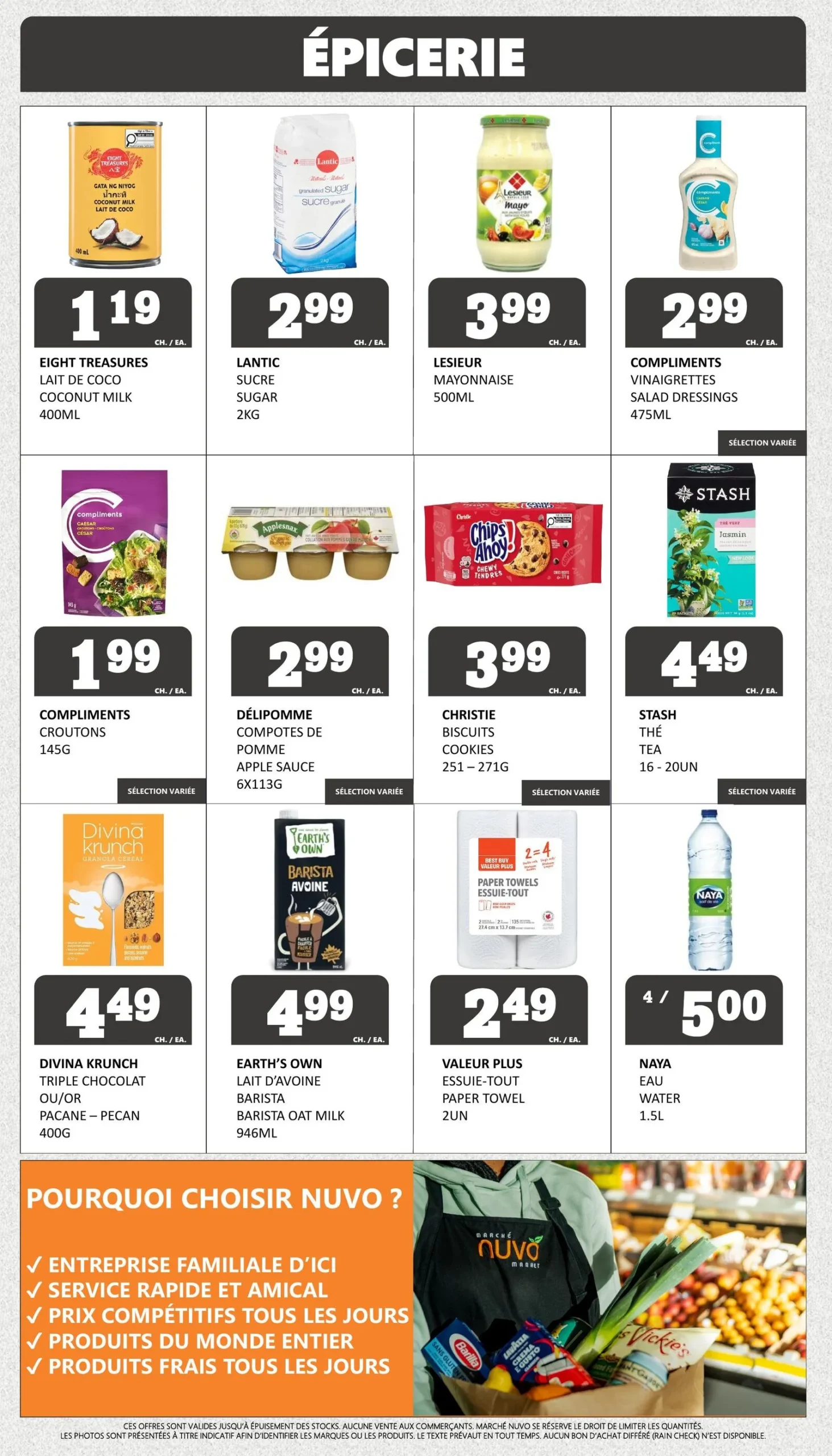 Page 2 de la Circulaire Marché Nuvo du 12 au 18 avril 2026