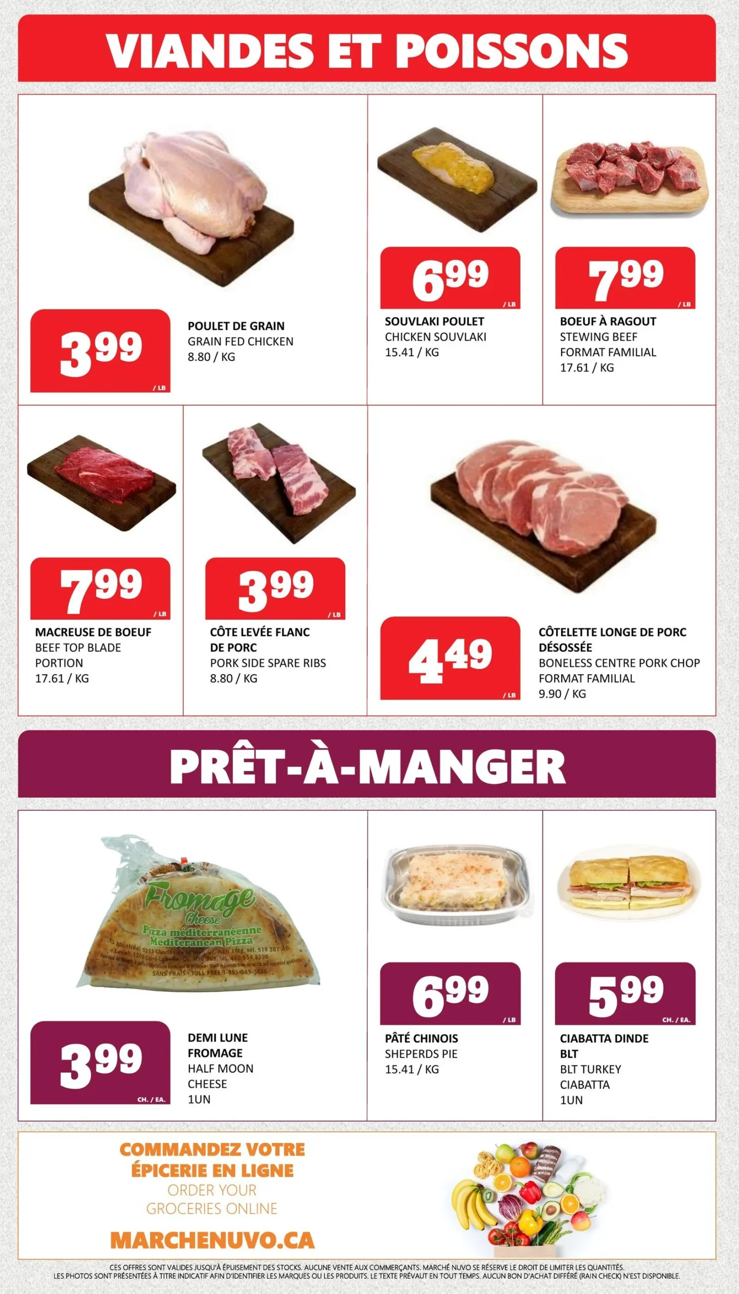 Page 4 de la Circulaire Marché Nuvo du 12 au 18 avril 2026