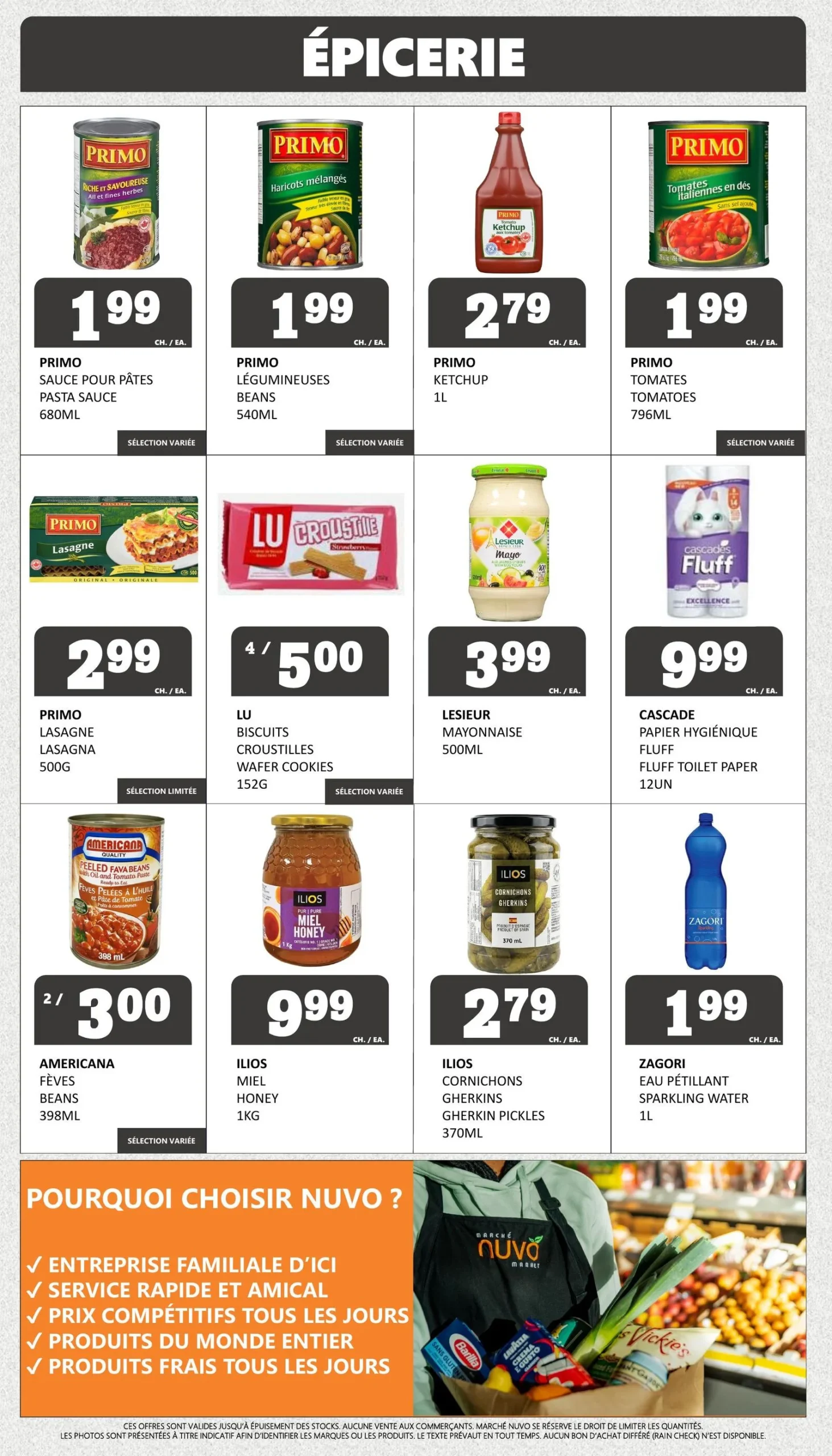 Page 2 de la Circulaire Marché Nuvo du 26 avril au 02 mai 2026