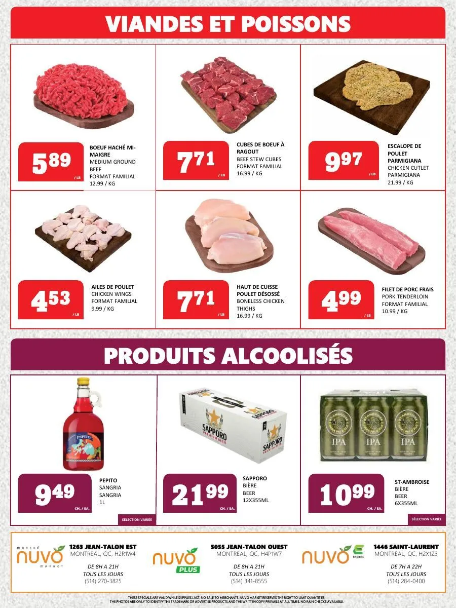 Page 4 de la Circulaire Marché Nuvo du 9 au 15 août 2026