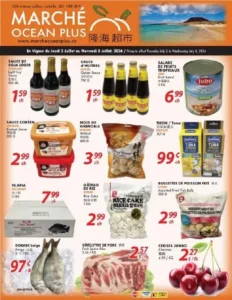 Page 1 de la circulaire Marché Ocean Plus 2 juill. au 8 juill.