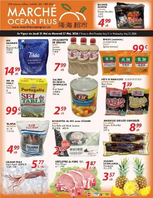 Page 1 de la Circulaire Marché Ocean Plus du 21 au 27 mai 2026