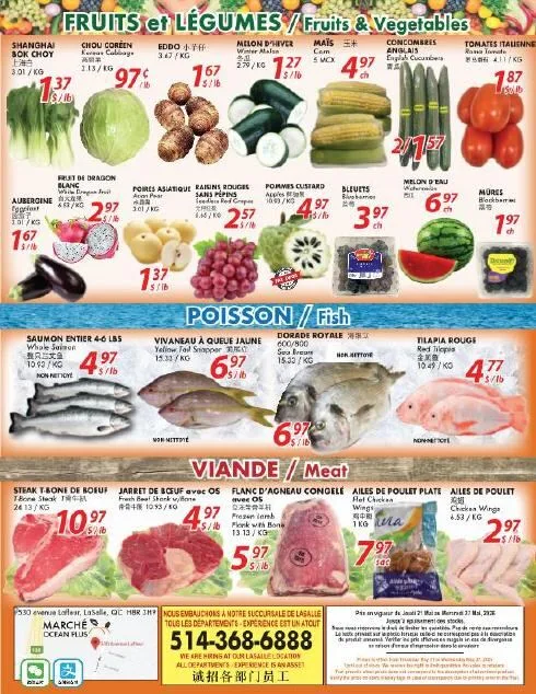 Page 4 de la Circulaire Marché Ocean Plus du 21 au 27 mai 2026