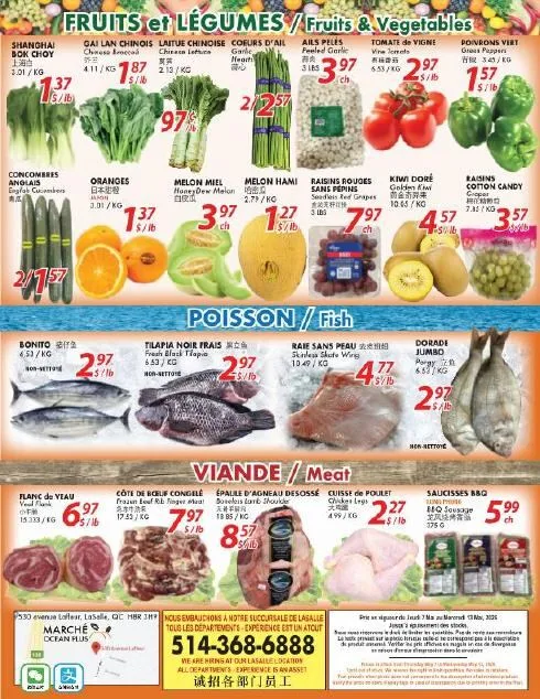 Page 4 de la Circulaire Marché Ocean Plus du 7 au 13 mai 2026