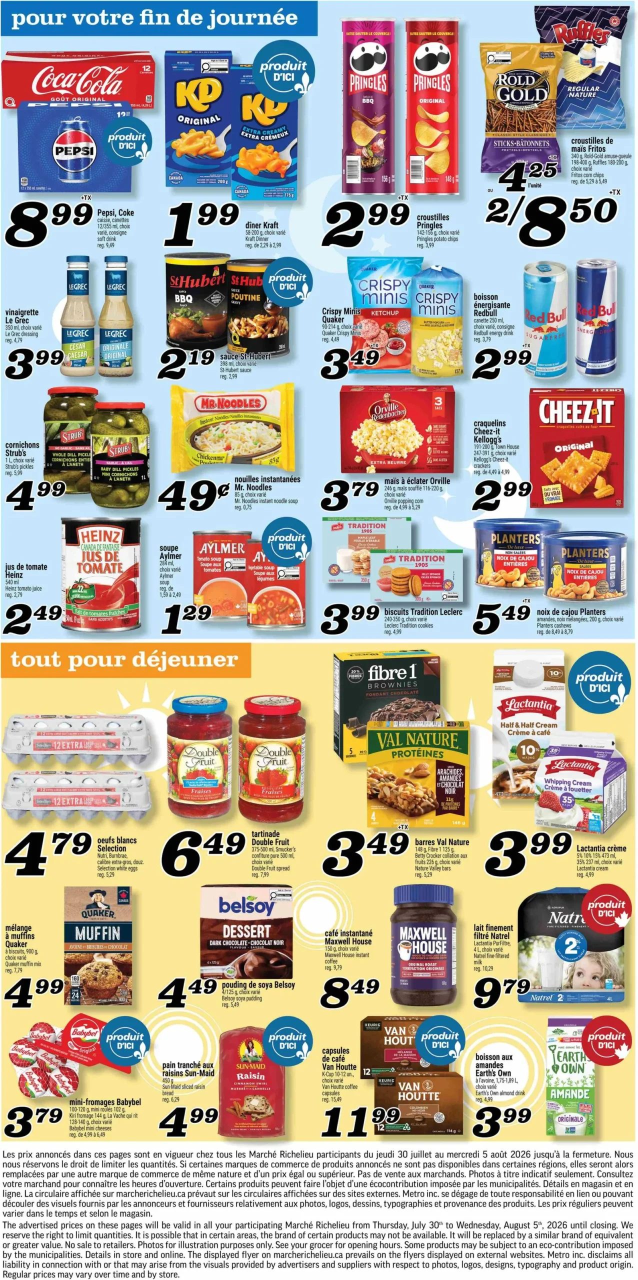 Page 7 de la Circulaire Marché Richelieu du 30 juillet au 5 août 2026