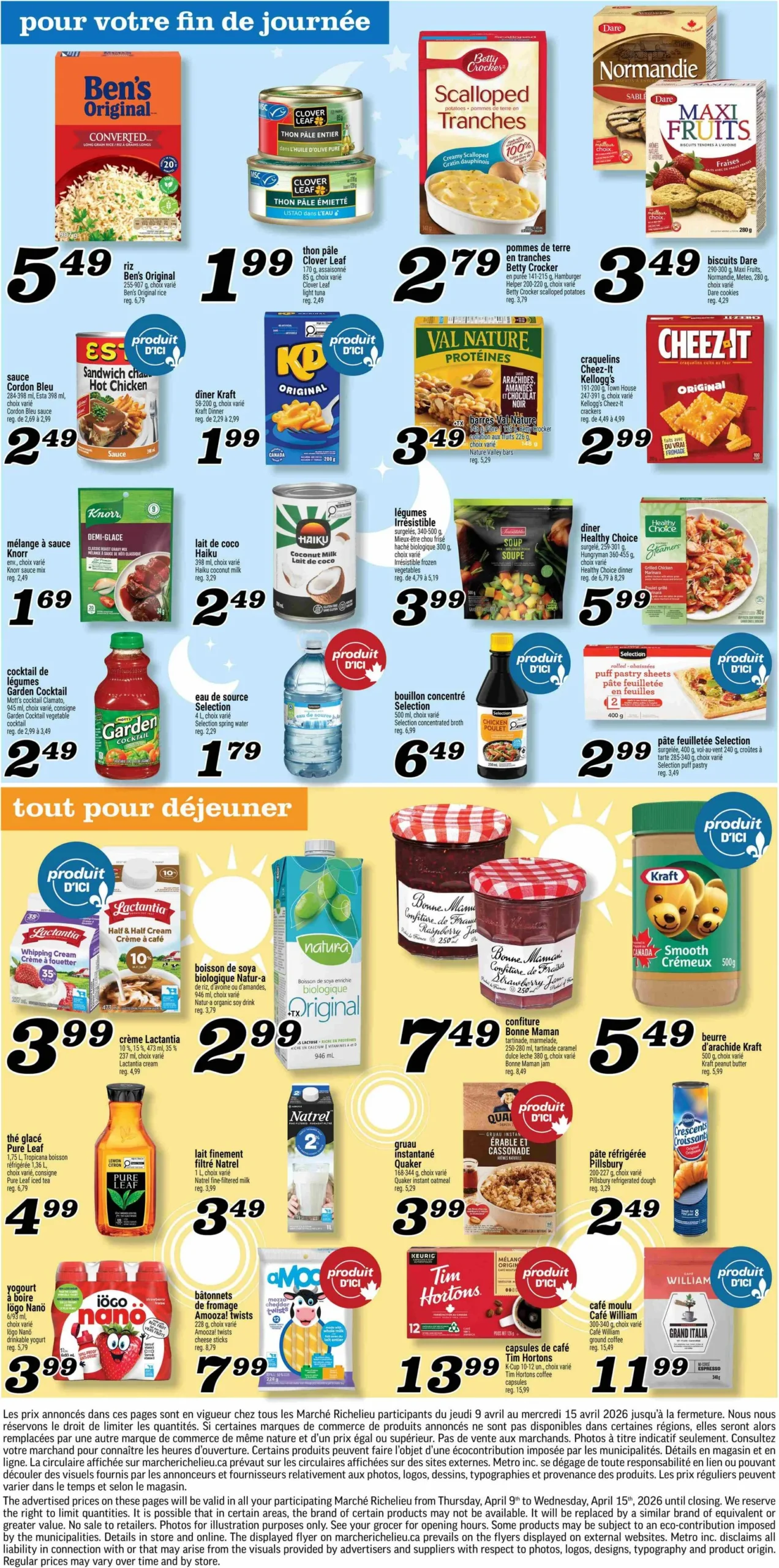 Page 6 de la Circulaire Marché Richelieu du 9 au 15 avril 2026